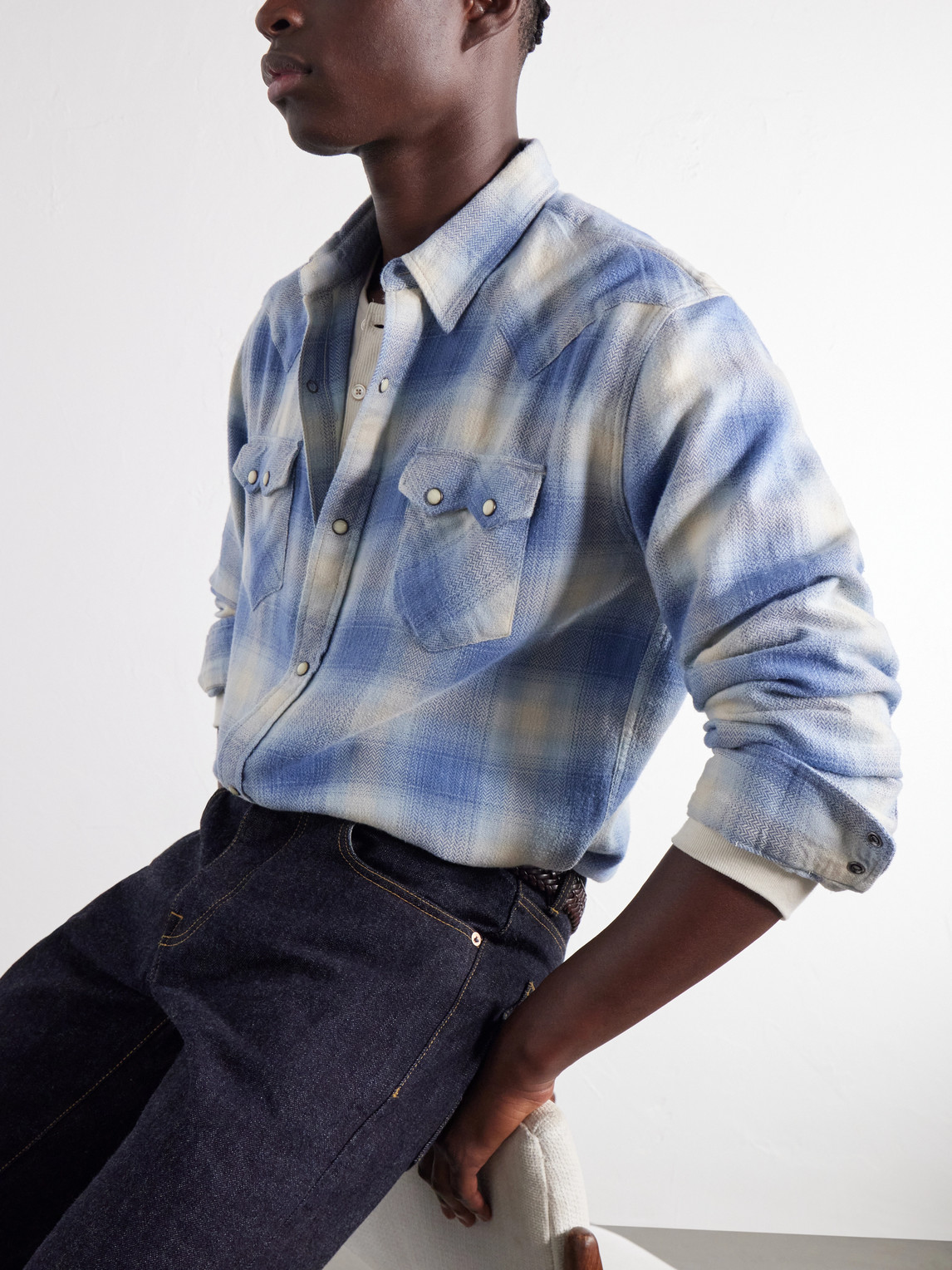 Josh Checked Cotton Shirt
