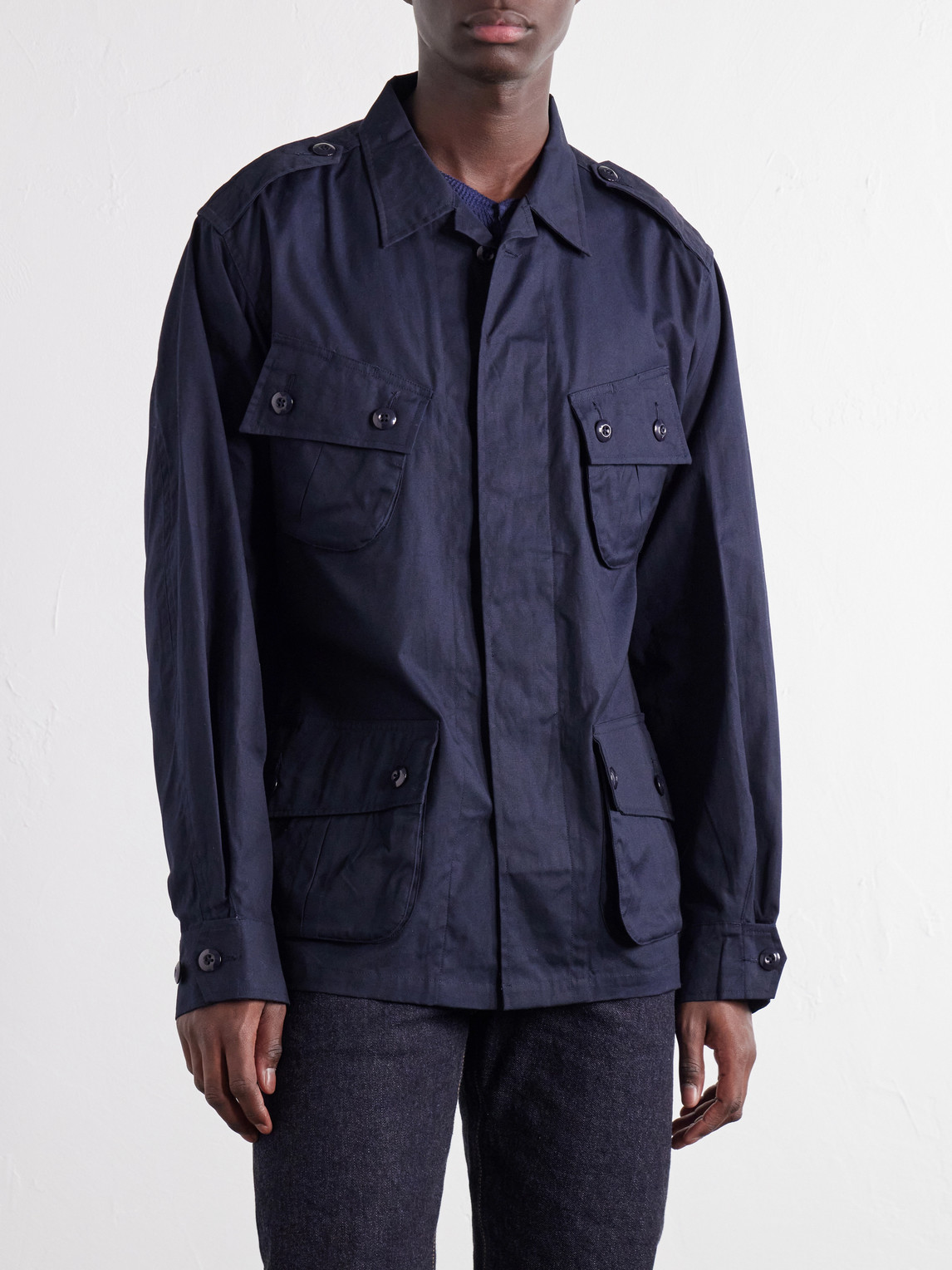 Jungle Cotton-Gabardine Jacket