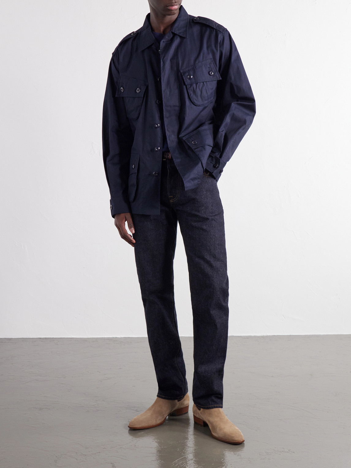 Jungle Cotton-Gabardine Jacket