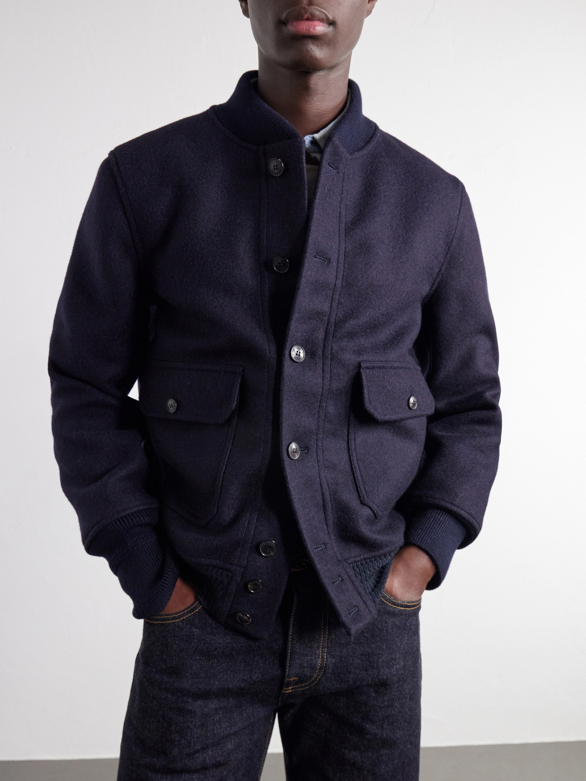 Cruiser Wool Bomber Jacket