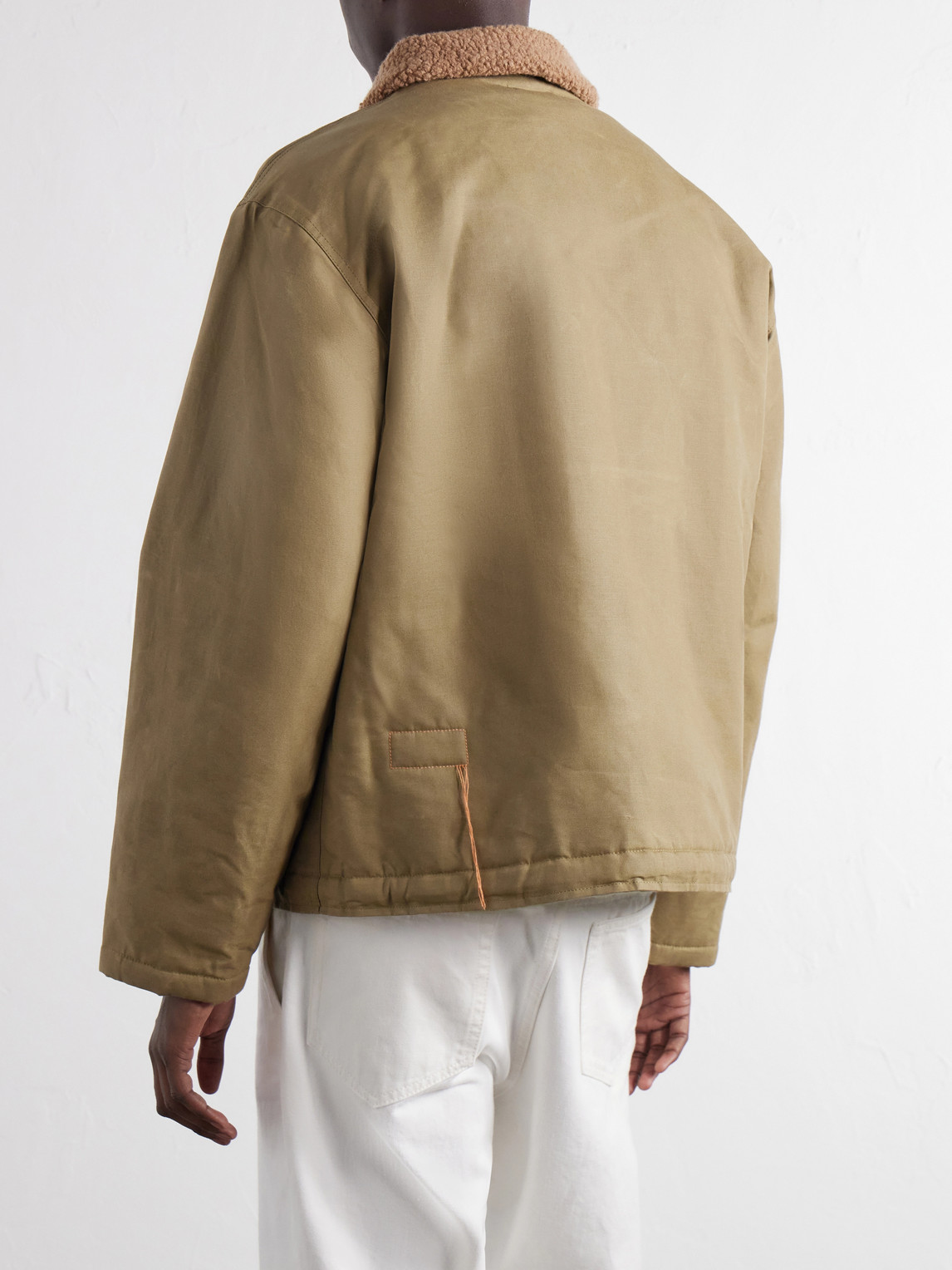 Deck Wool Fleece-Lined Cotton-Canvas Jacket