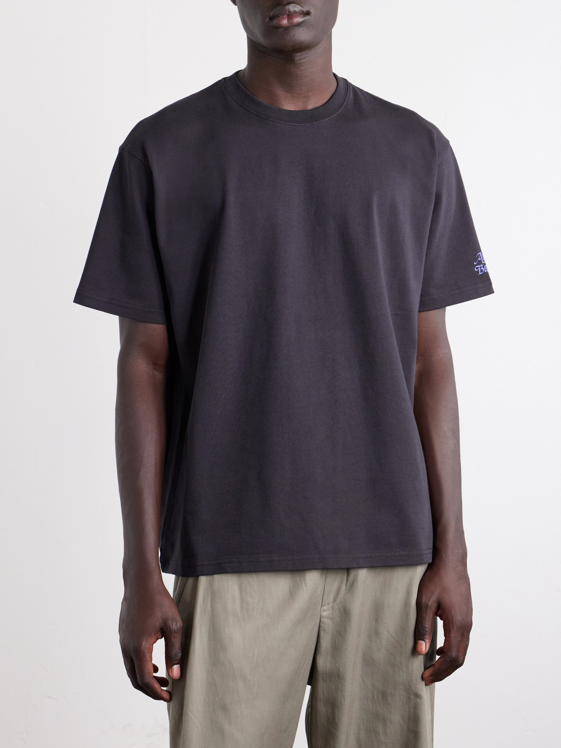 Basso Logo-Printed Cotton-Jersey T-Shirt