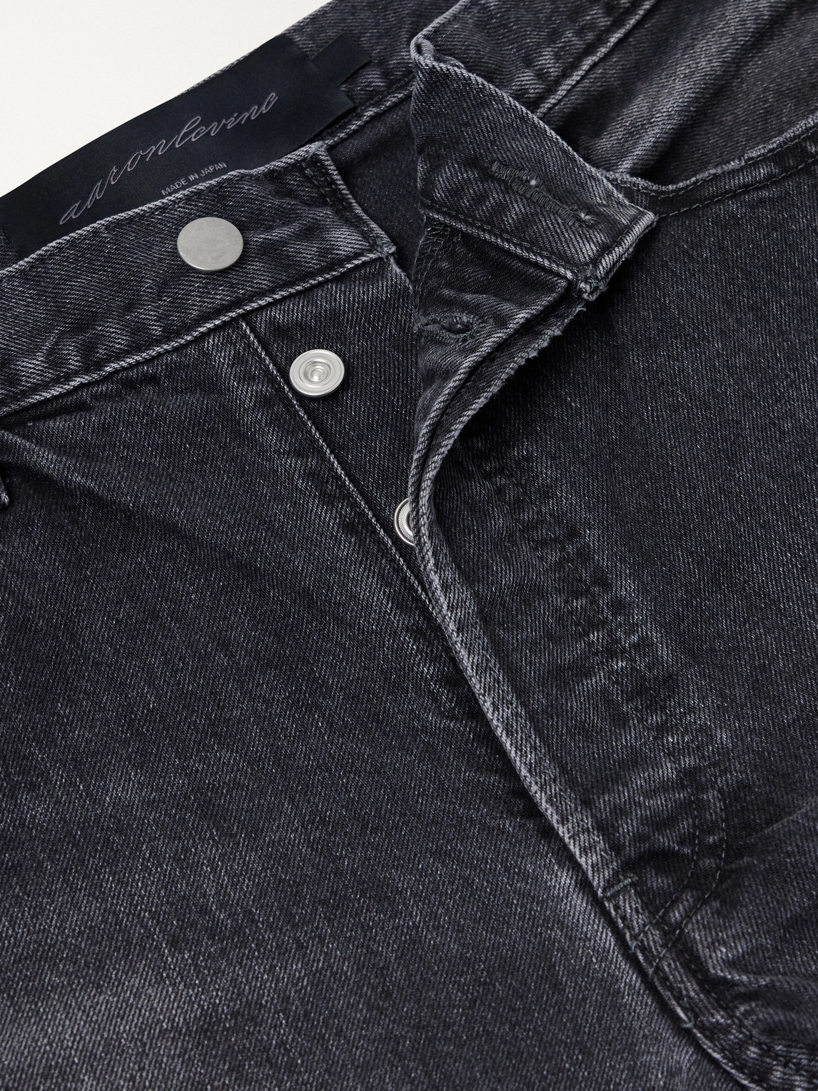 90'S Straight-Leg Washed Jeans