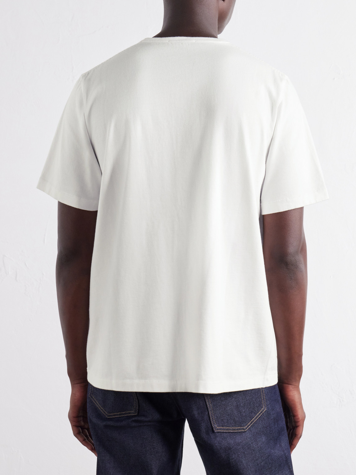 Logo-Embroidered Cotton-Jersey T-Shirt