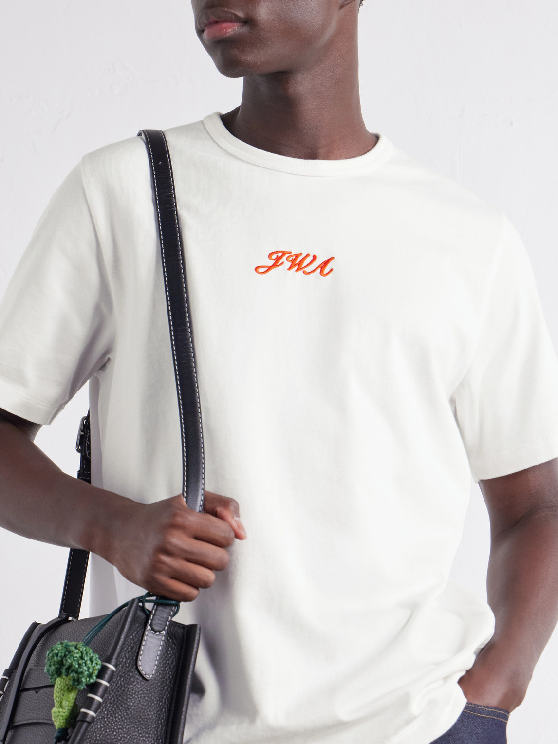 Logo-Embroidered Cotton-Jersey T-Shirt