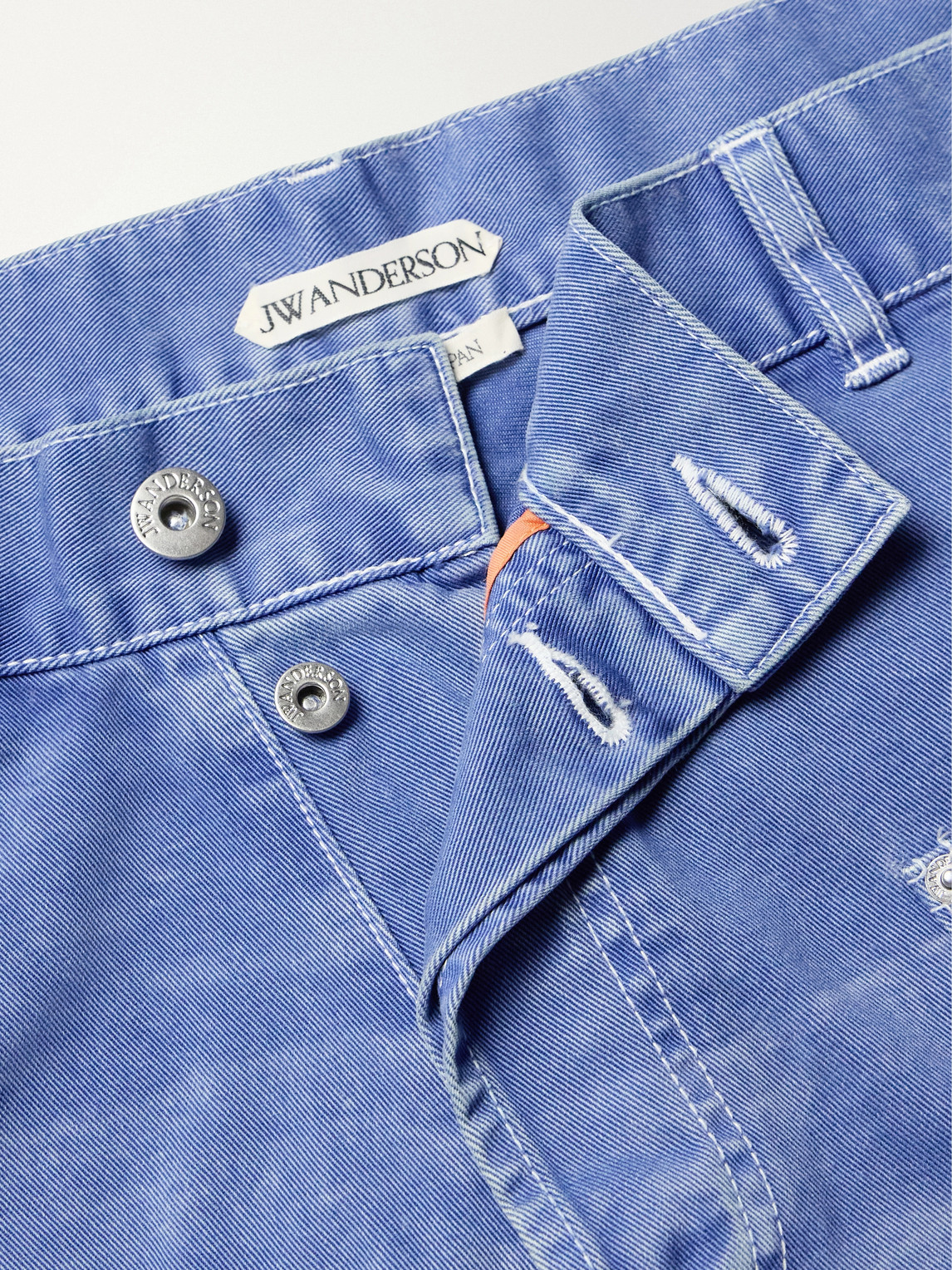 Embroidered Wide-Leg Jeans