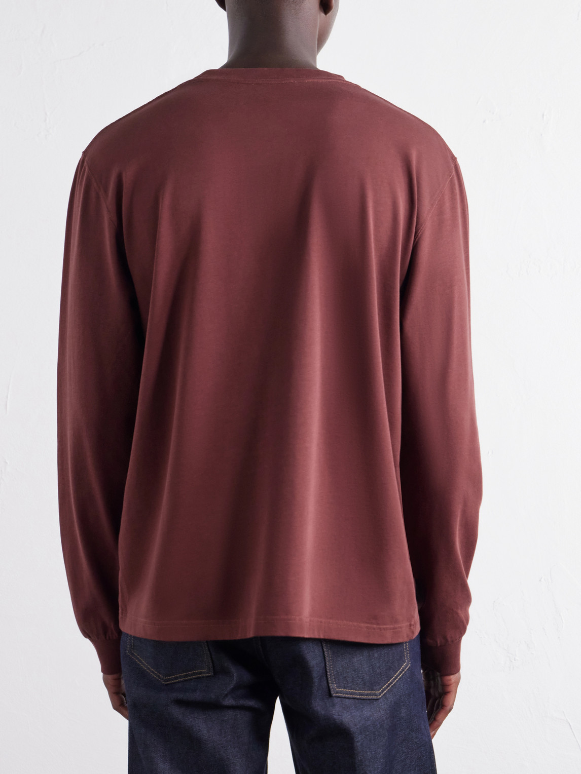 Logo-Embroidered Cotton-Jersey T-Shirt