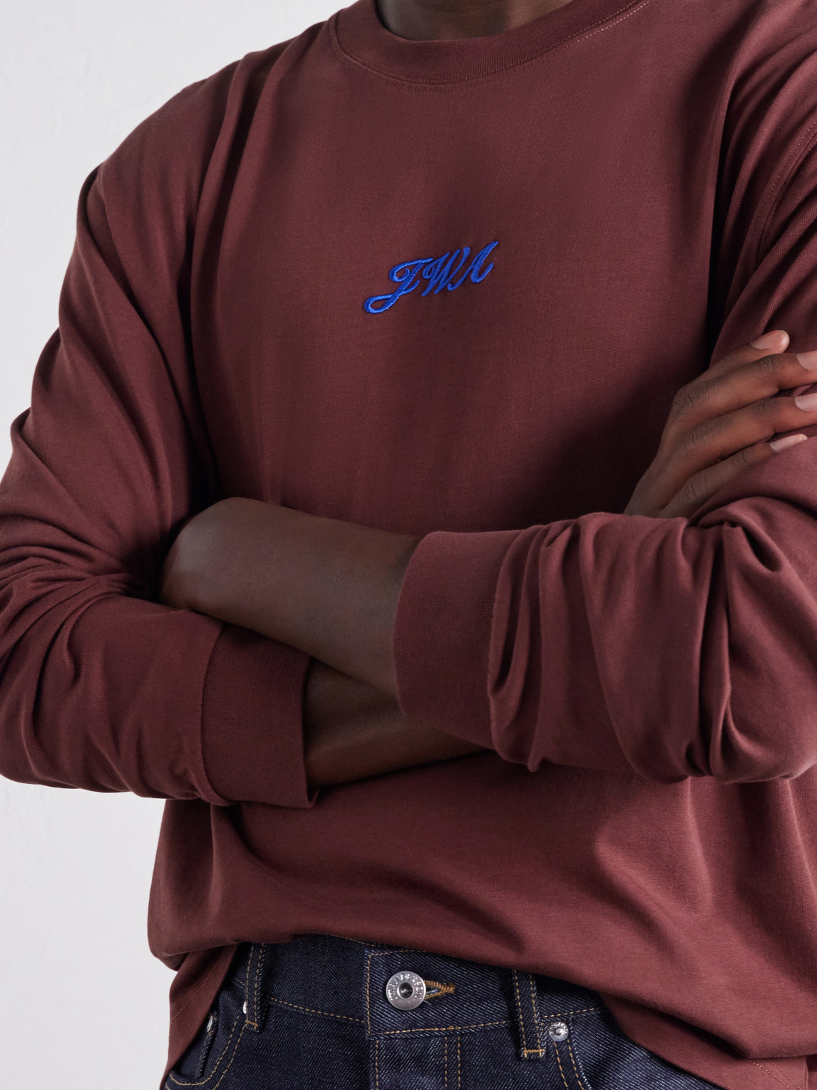 Logo-Embroidered Cotton-Jersey T-Shirt