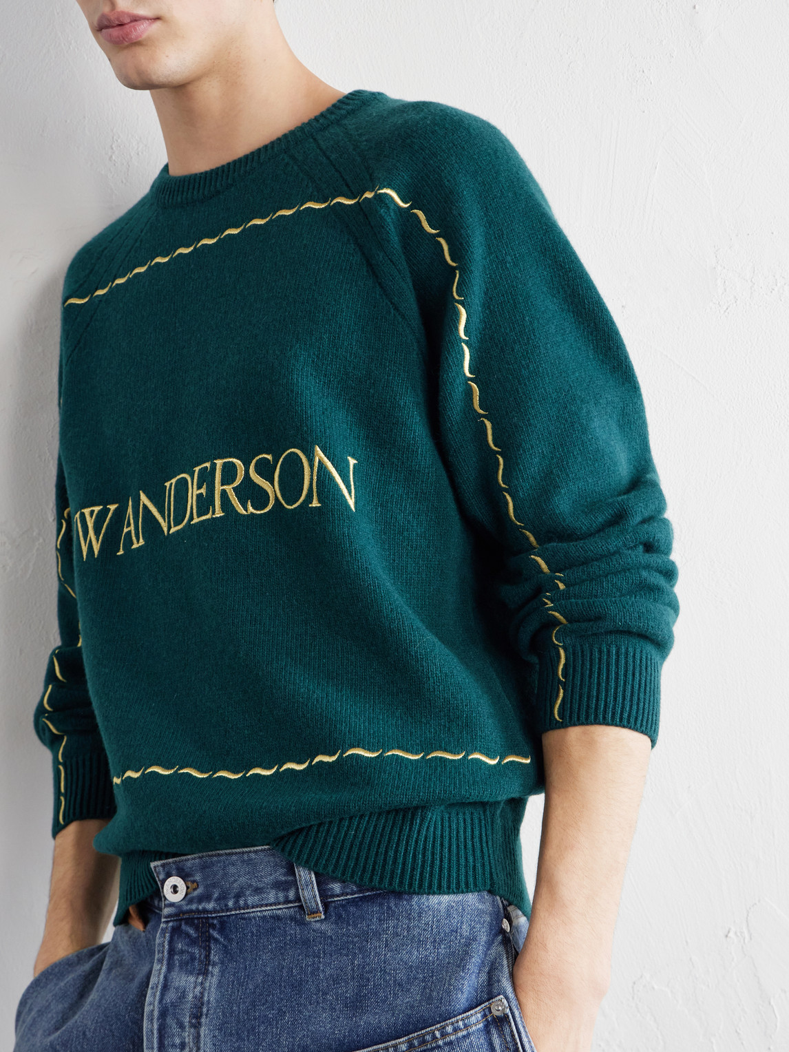 Logo-Embroidered Sweater