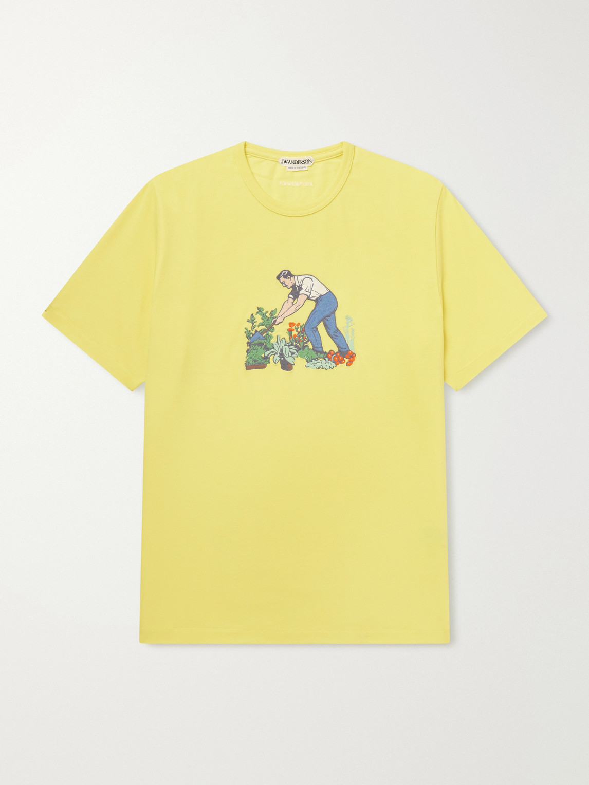 Gardener Embroidered Cotton-Jersey T-Shirt