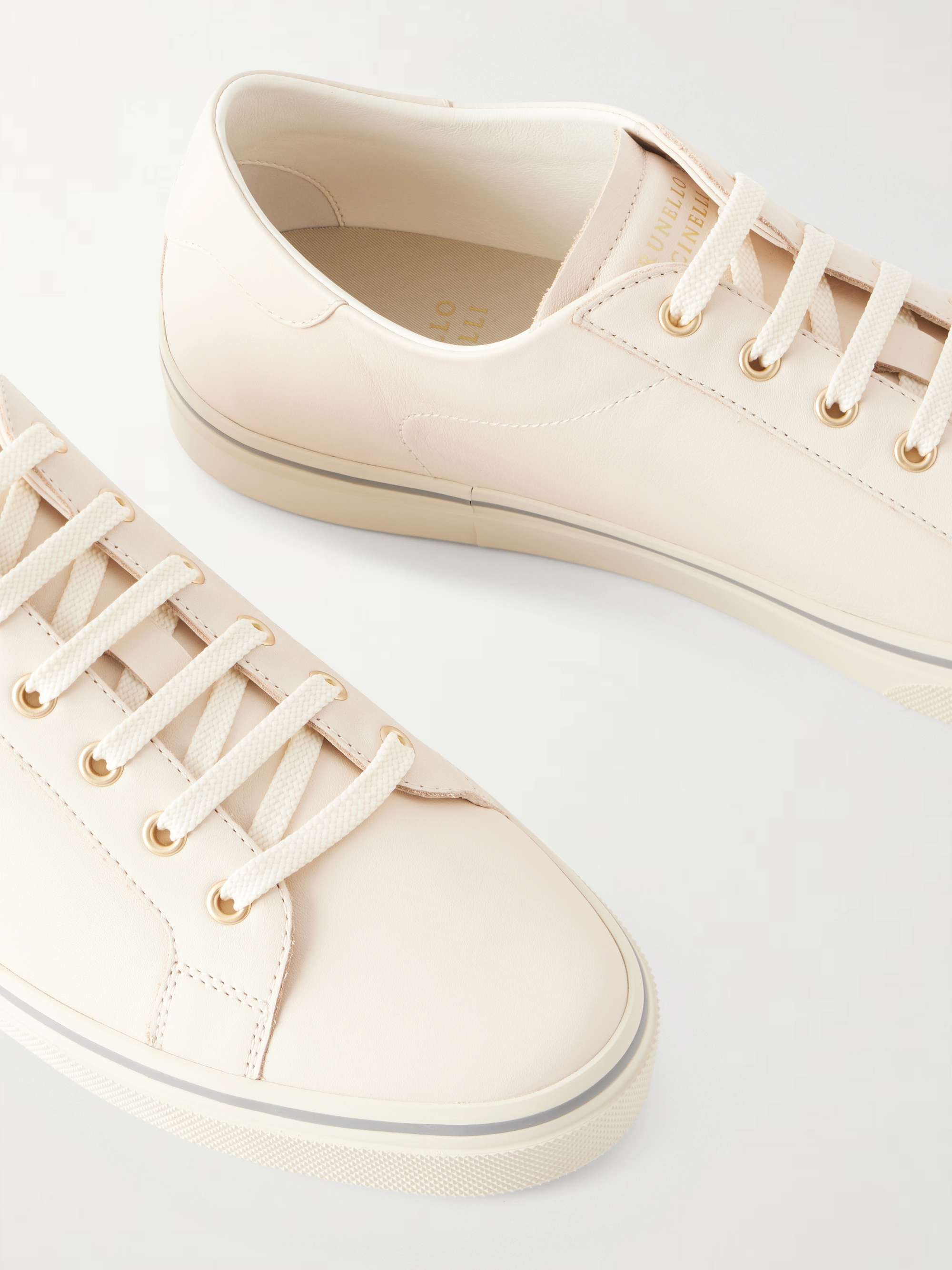 BRUNELLO CUCINELLI Lサイズ イタリア製 BRUNELLO CUCINELLI Leather Sneakers for Men | MR PORTER