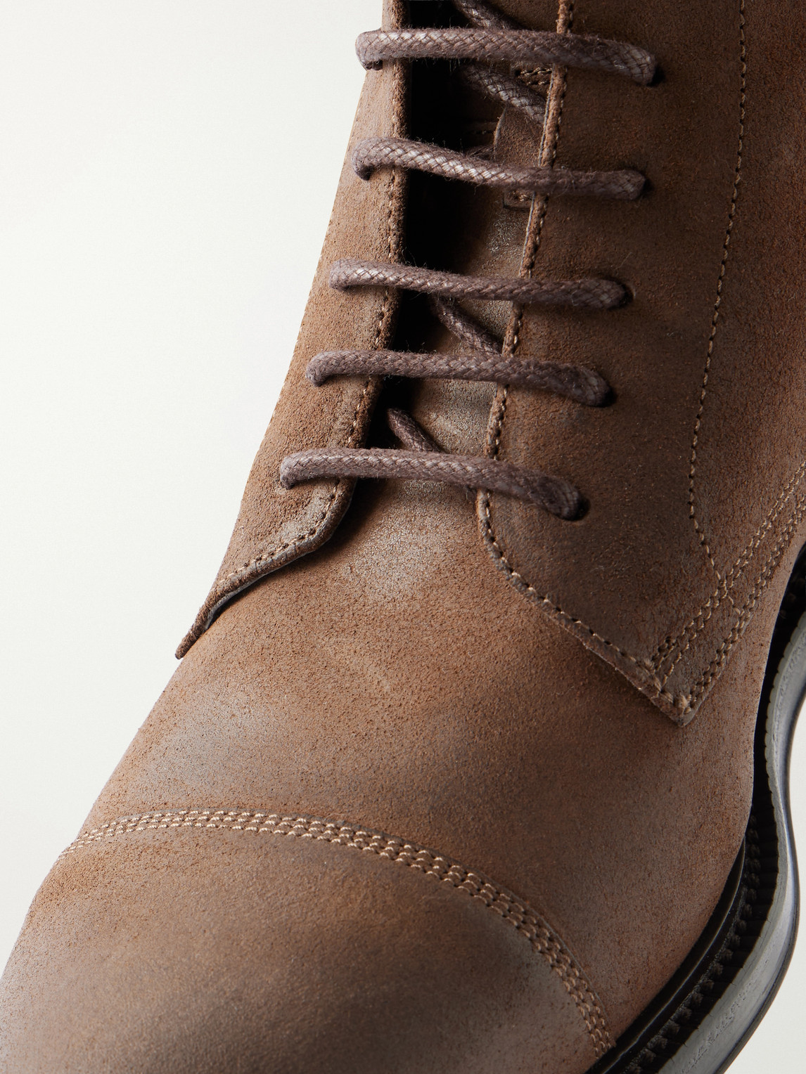 Brunello Cucinelli Suede Derby Boots - Men | Thumbnail 5 Brunello Cucinelli Suede Derby Boots - Men | Thumbnail 5