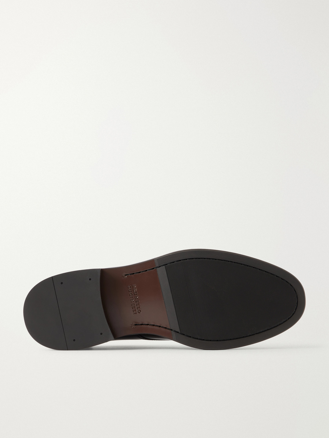 Brunello Cucinelli Leather Derby Shoes - Men | Thumbnail 3