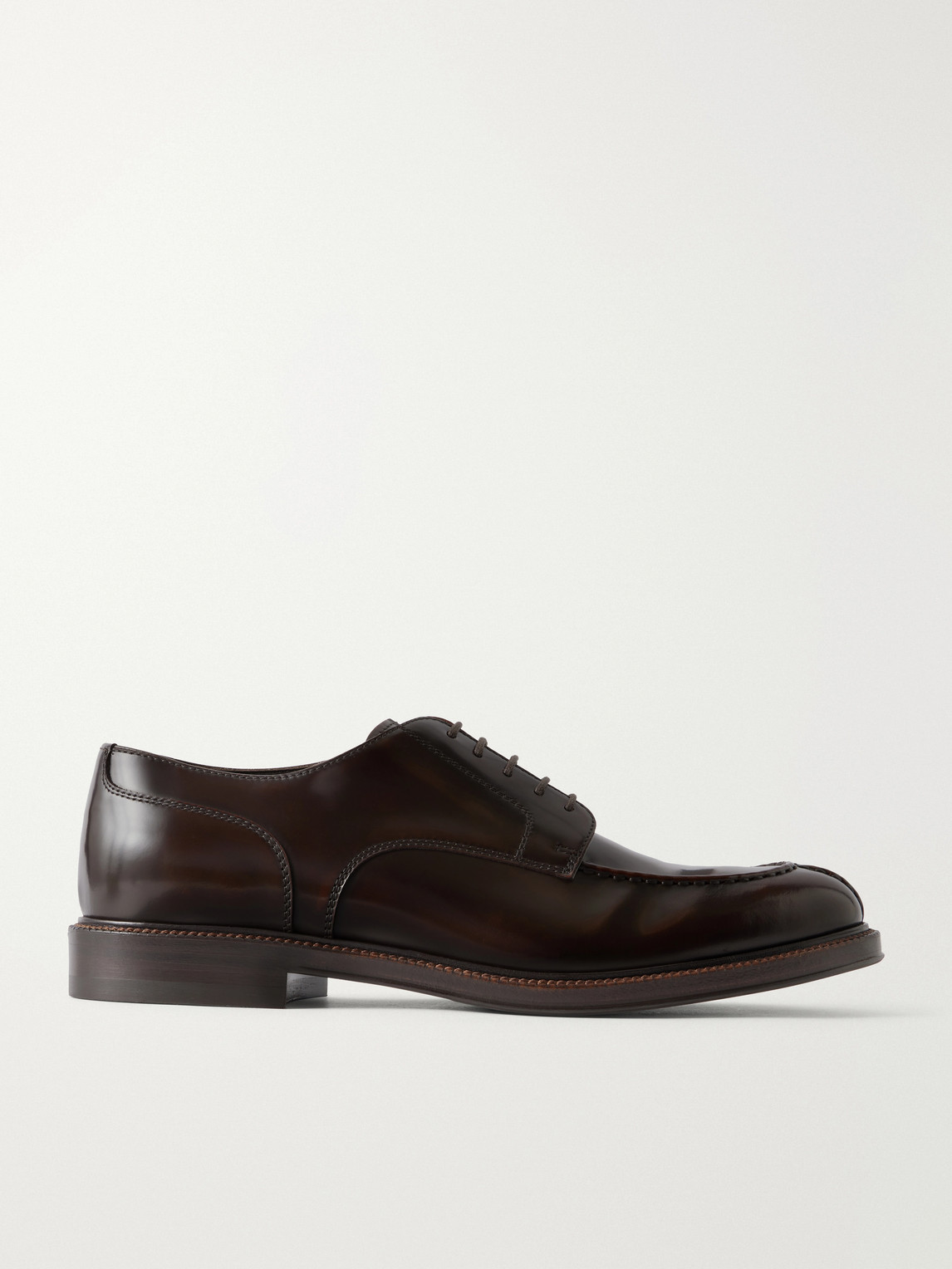 Brunello Cucinelli Leather Derby Shoes - Men