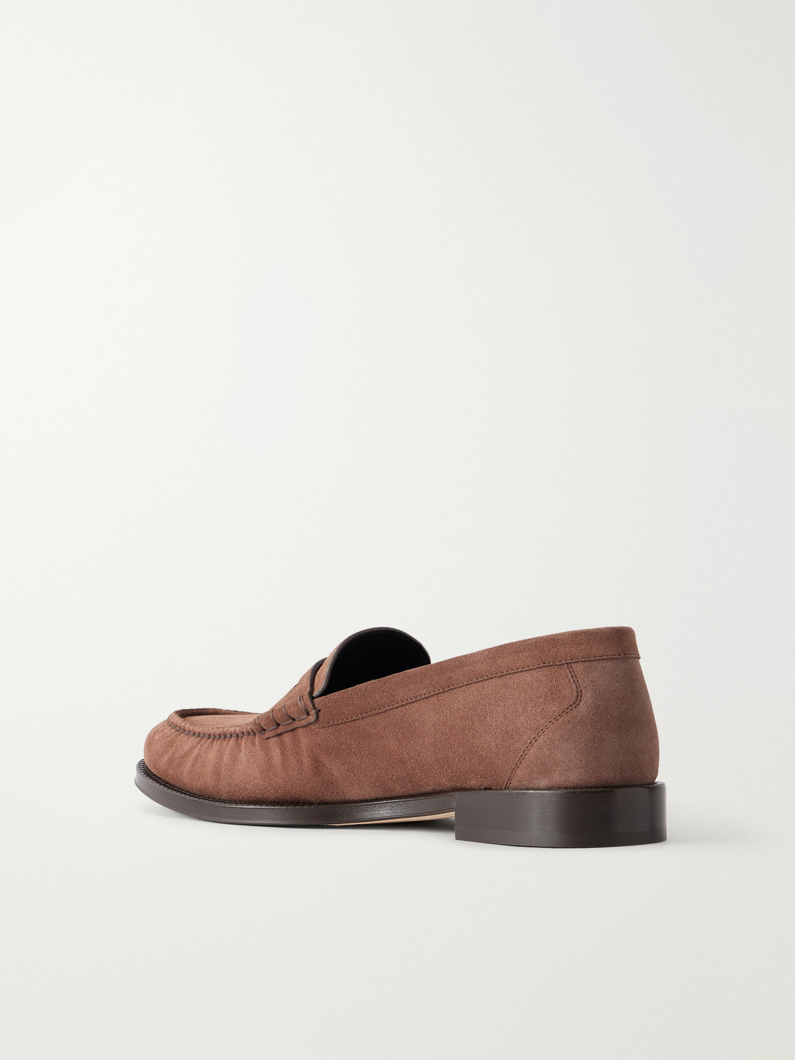 Suede Penny Loafers