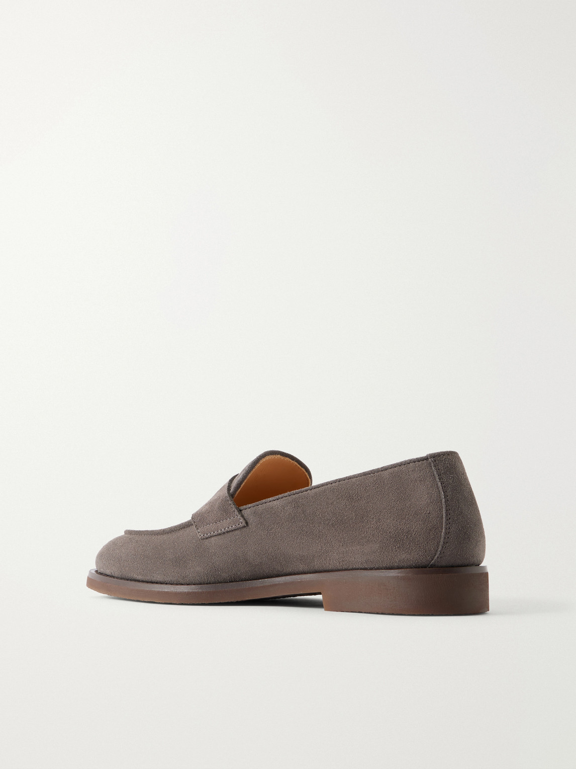 Brunello Cucinelli Flex Suede Penny Loafers - Men | Thumbnail 4