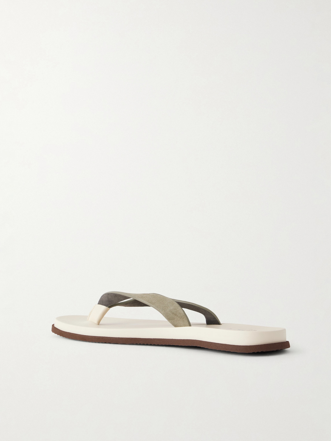 Brunello Cucinelli - Suede Flip Flops - Men - Neutrals - Eu 41 