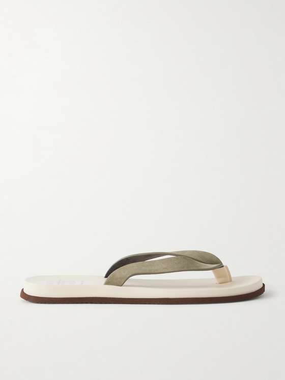 Brunellocucinelli Suede Flip Flops