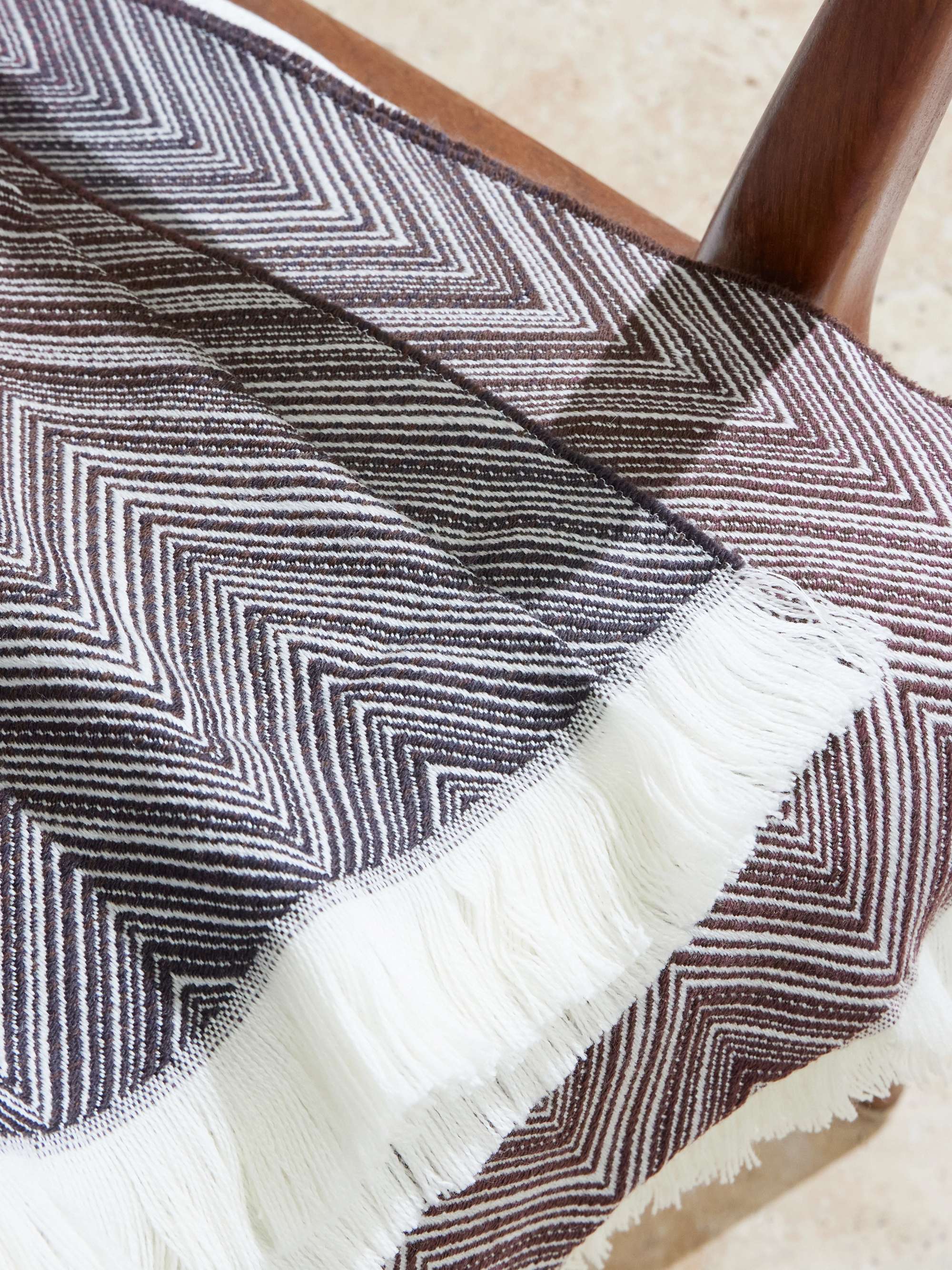 MISSONI HOME Timmy Fringed Wool Throw