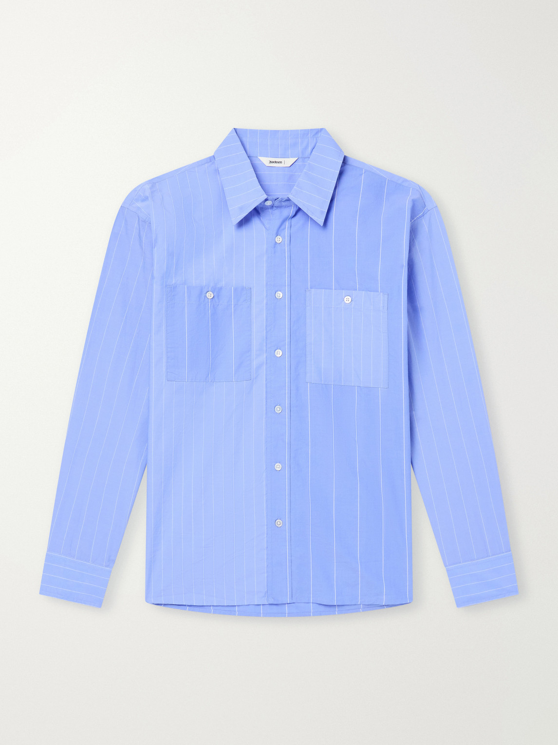 Commuter Striped Cotton-Poplin Shirt