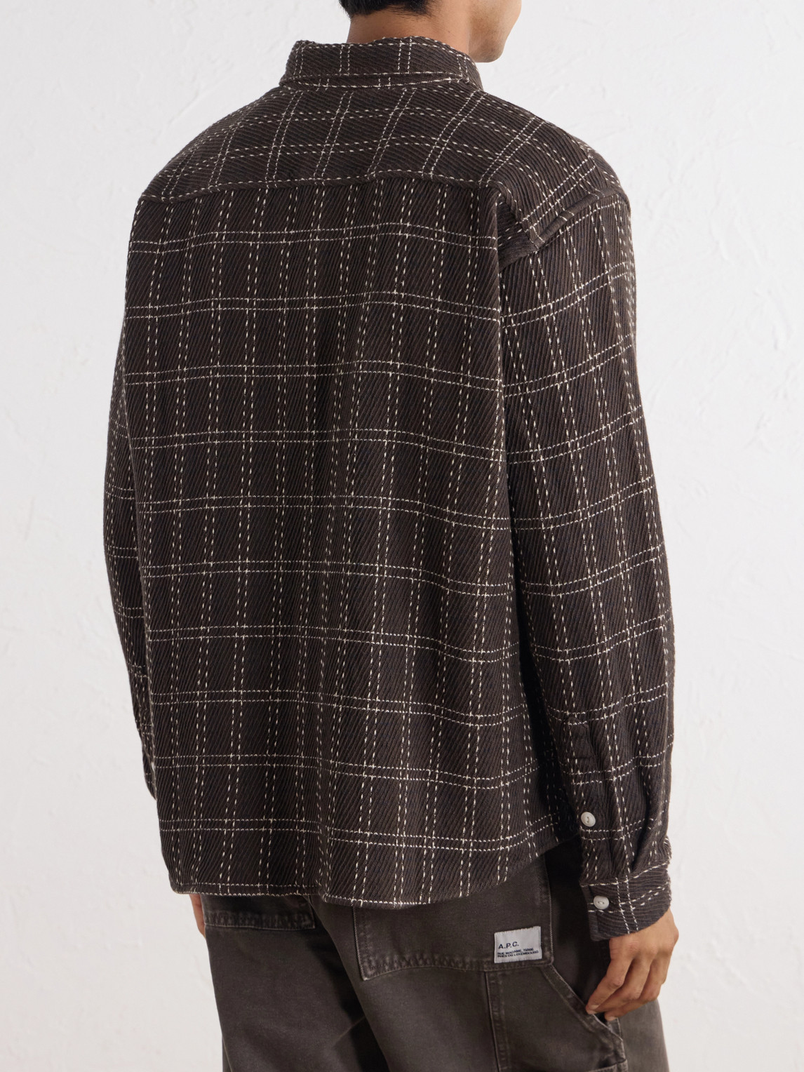 Utility Checked Cotton-Flannel Shirt
