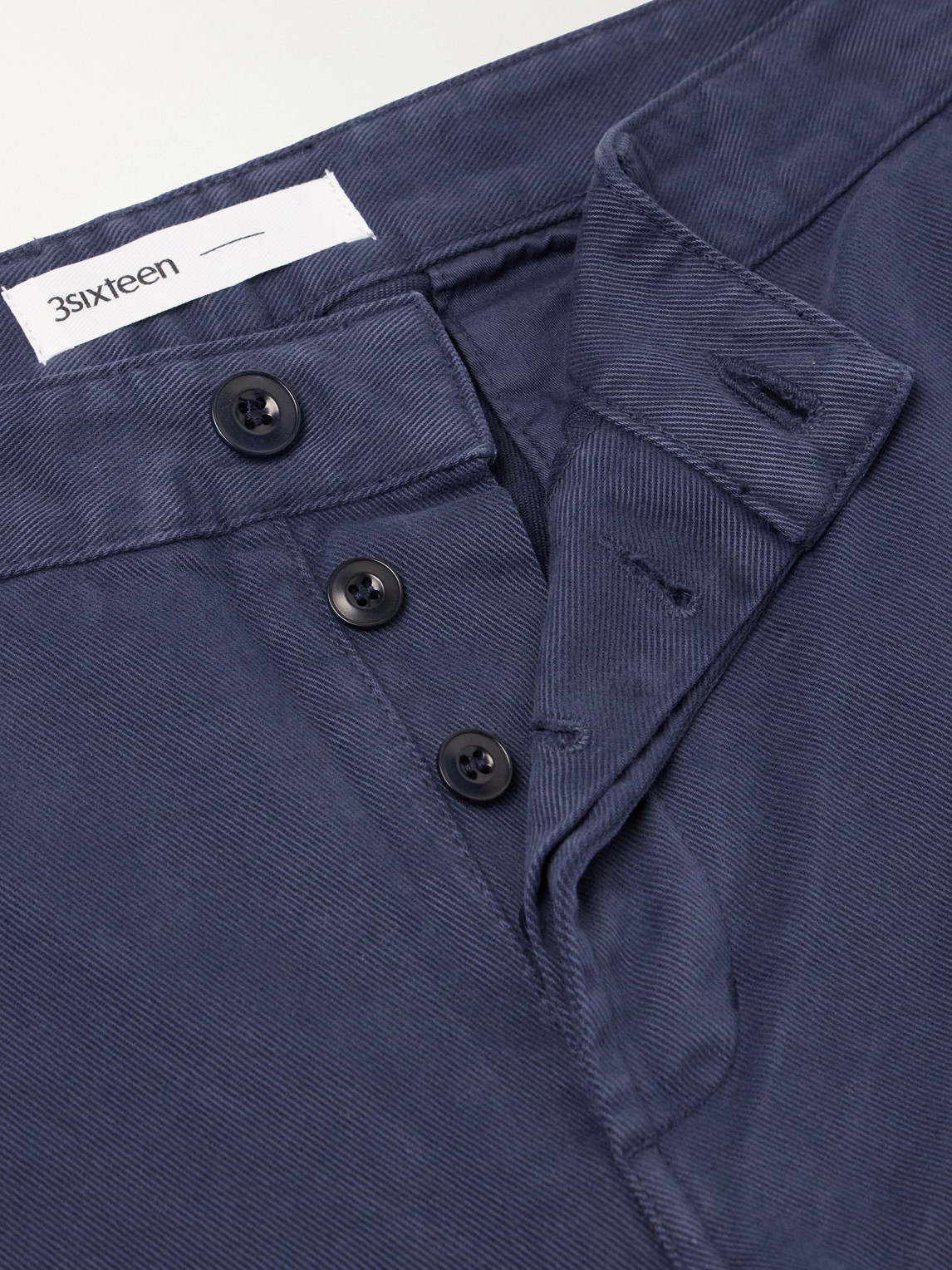 Work Straight-Leg Cotton-Twill Trousers