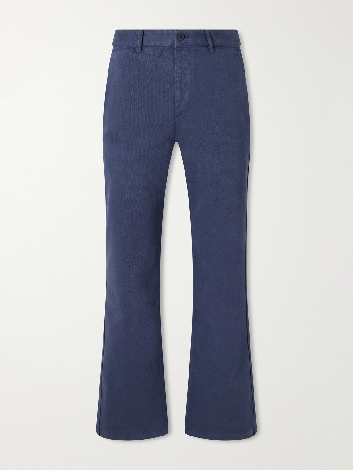 3sixteen Work Straight-leg Cotton-twill Trousers In Blue