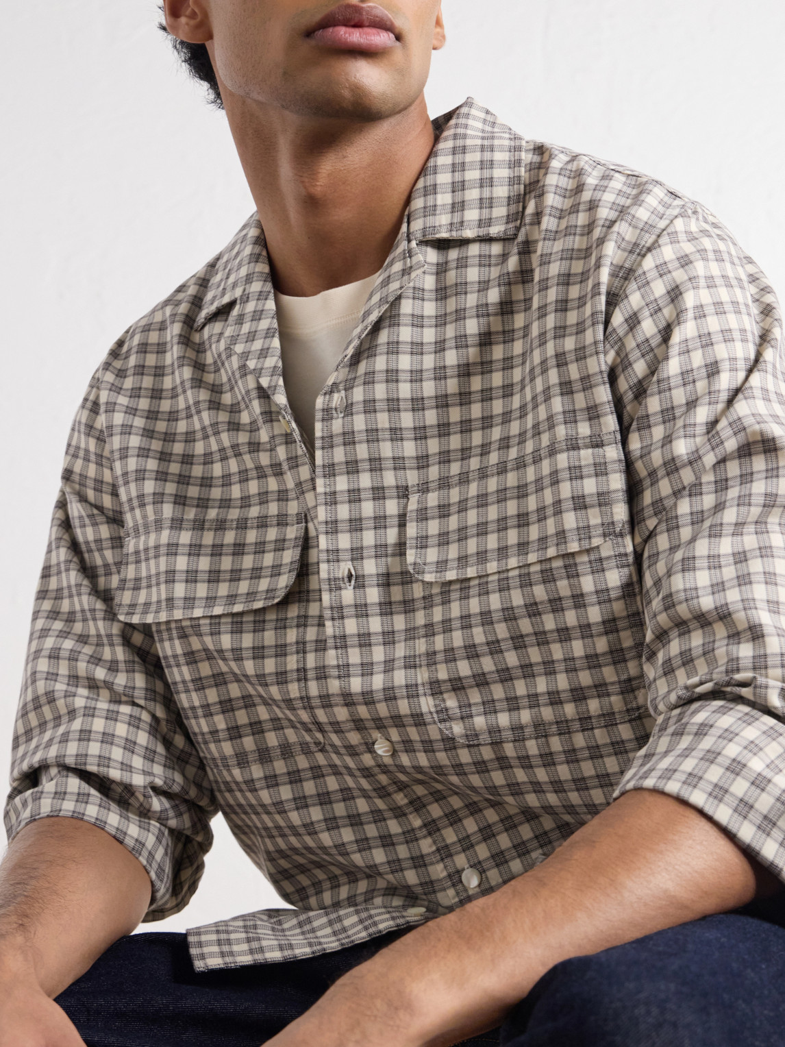 Checked Cotton Shirt