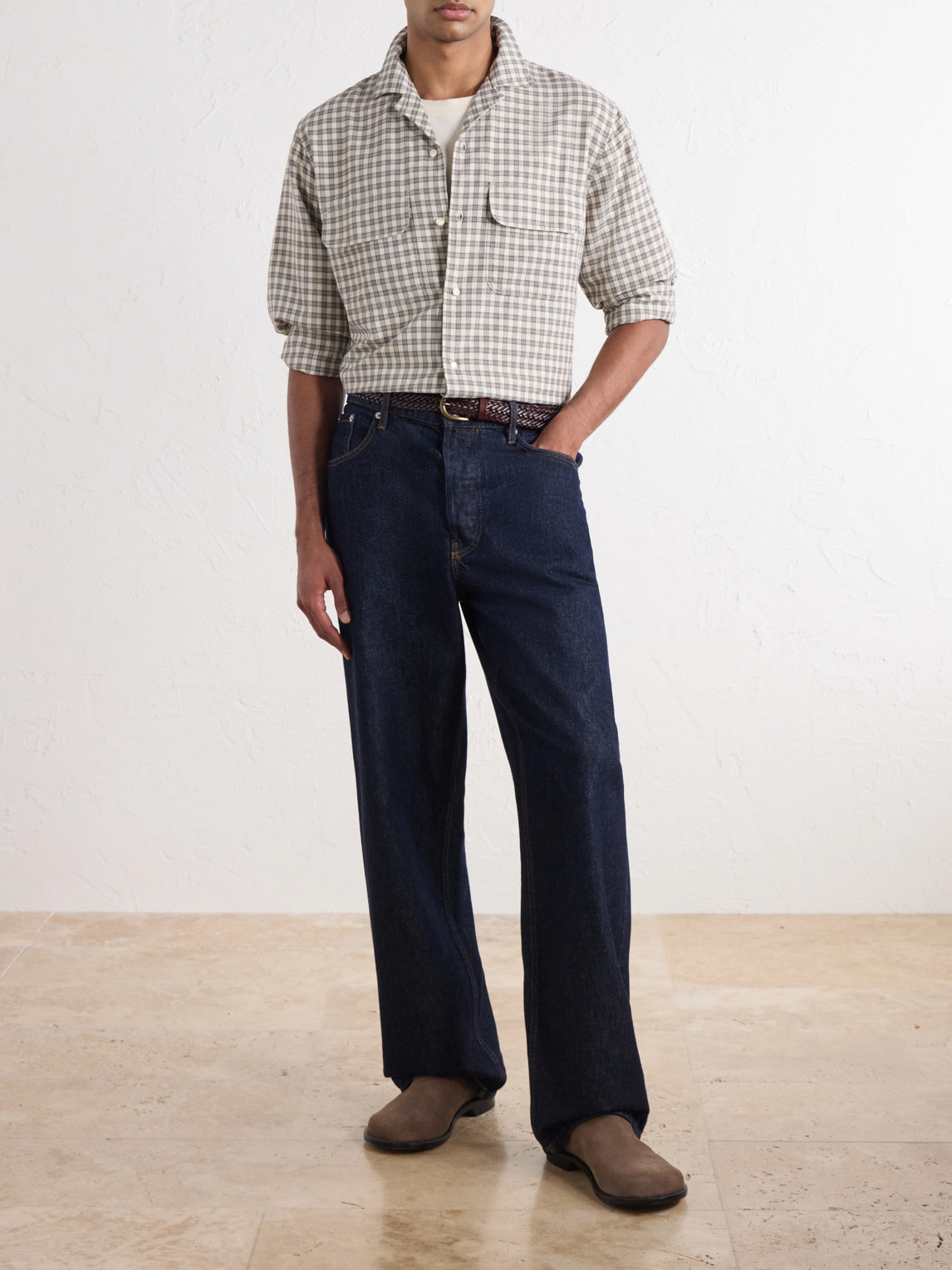 Checked Cotton Shirt