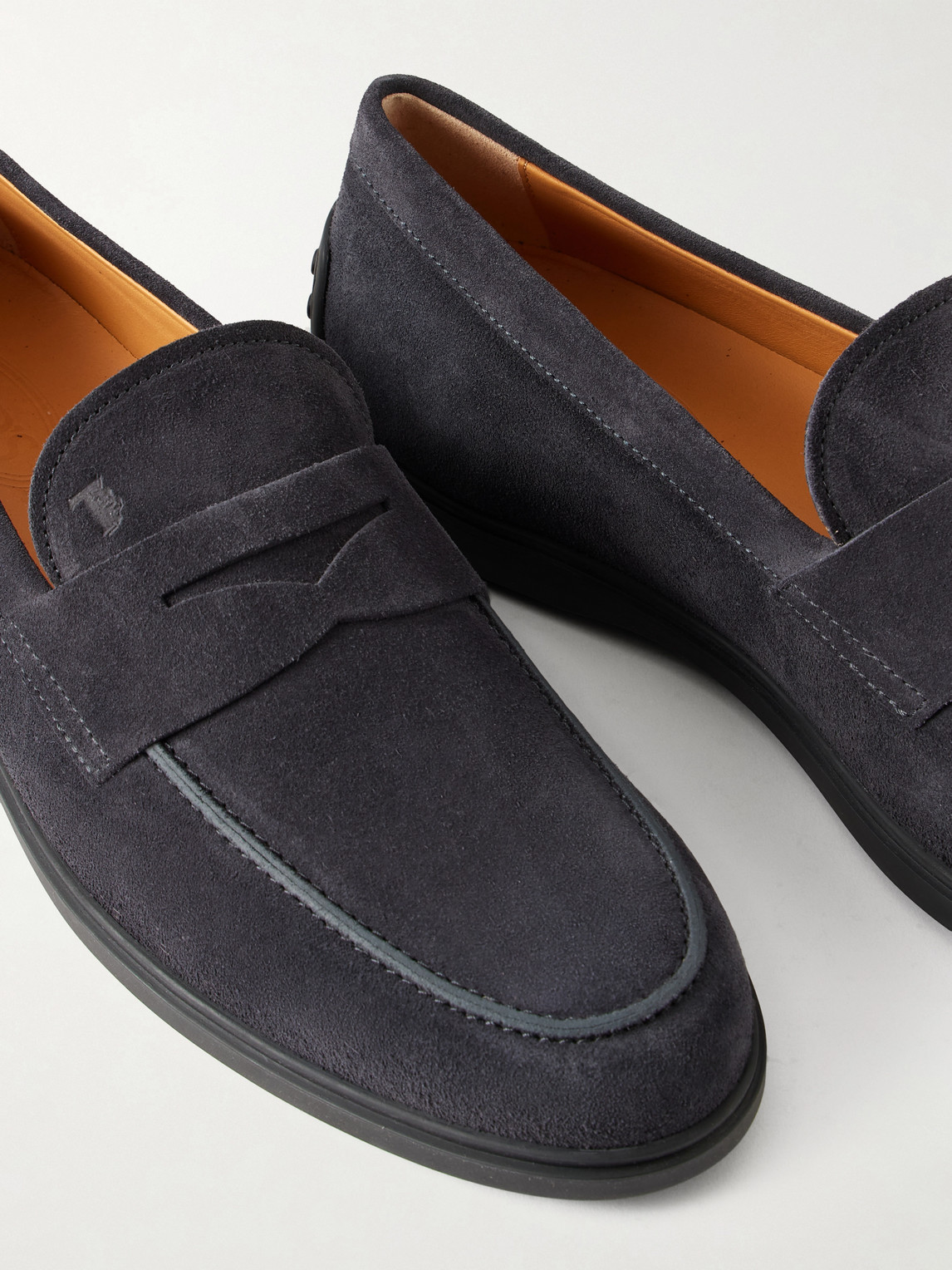Suede Penny Loafers