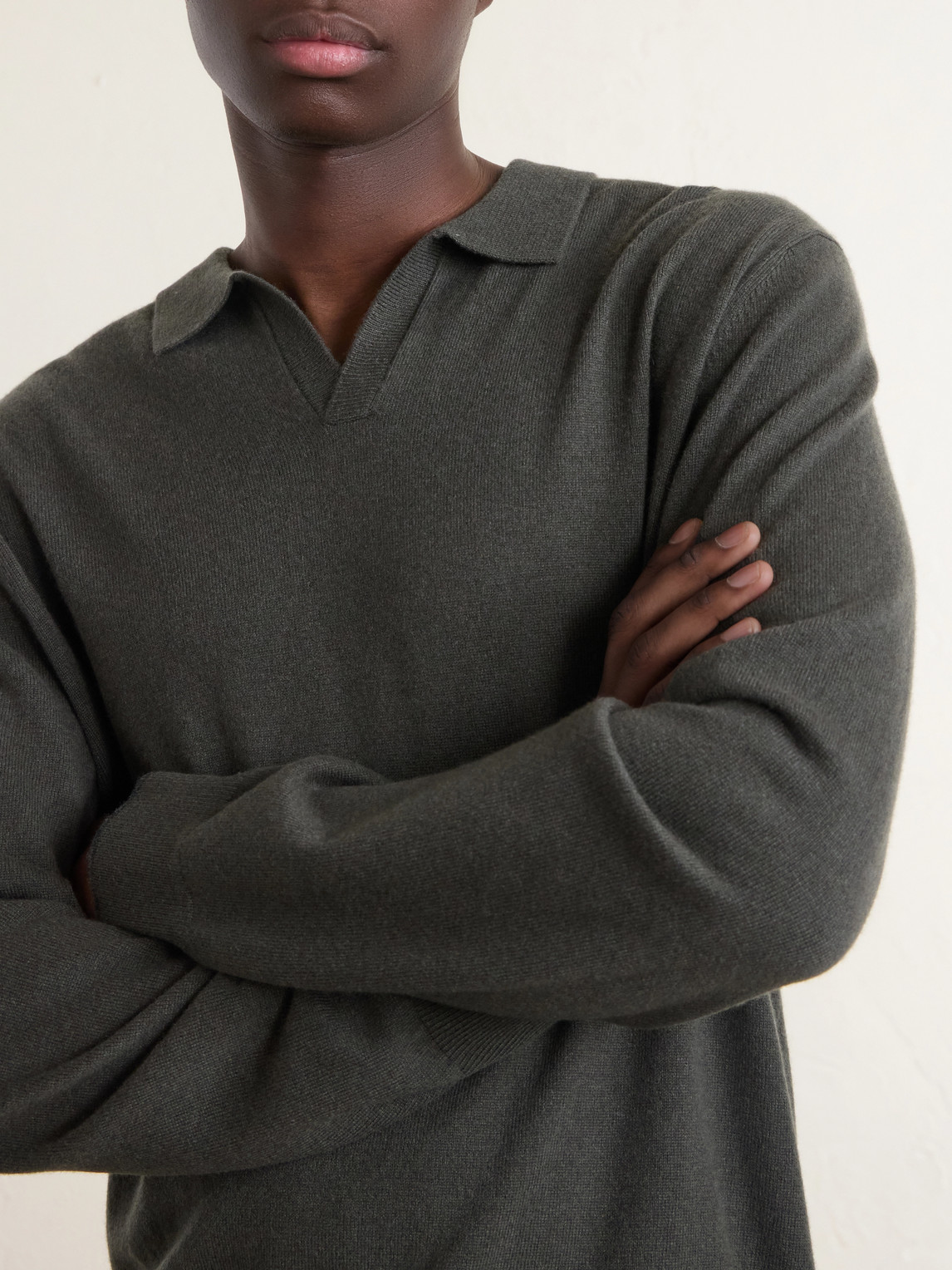 Sloane Organic Cashmere Polo Shirt