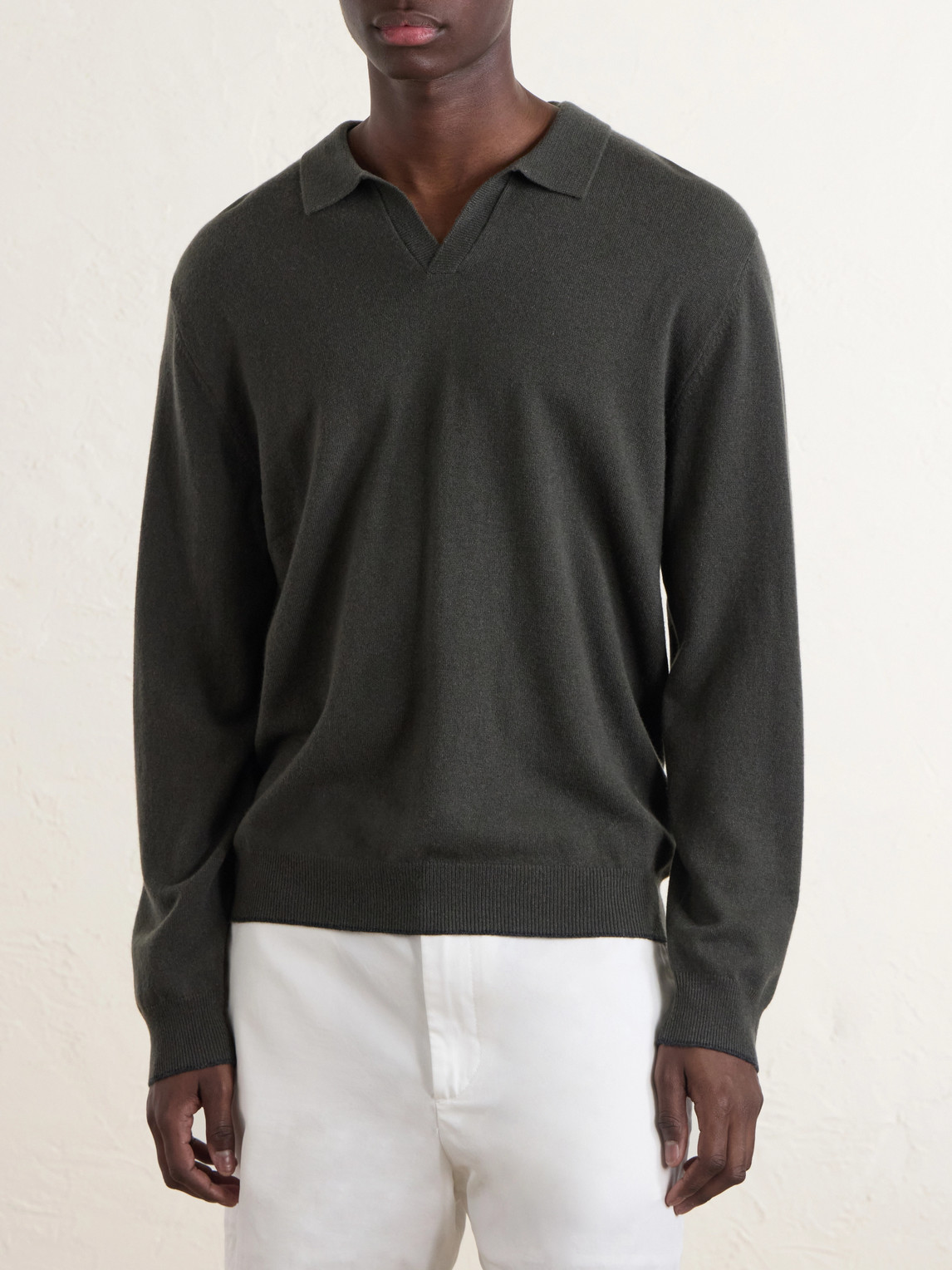 Sloane Organic Cashmere Polo Shirt