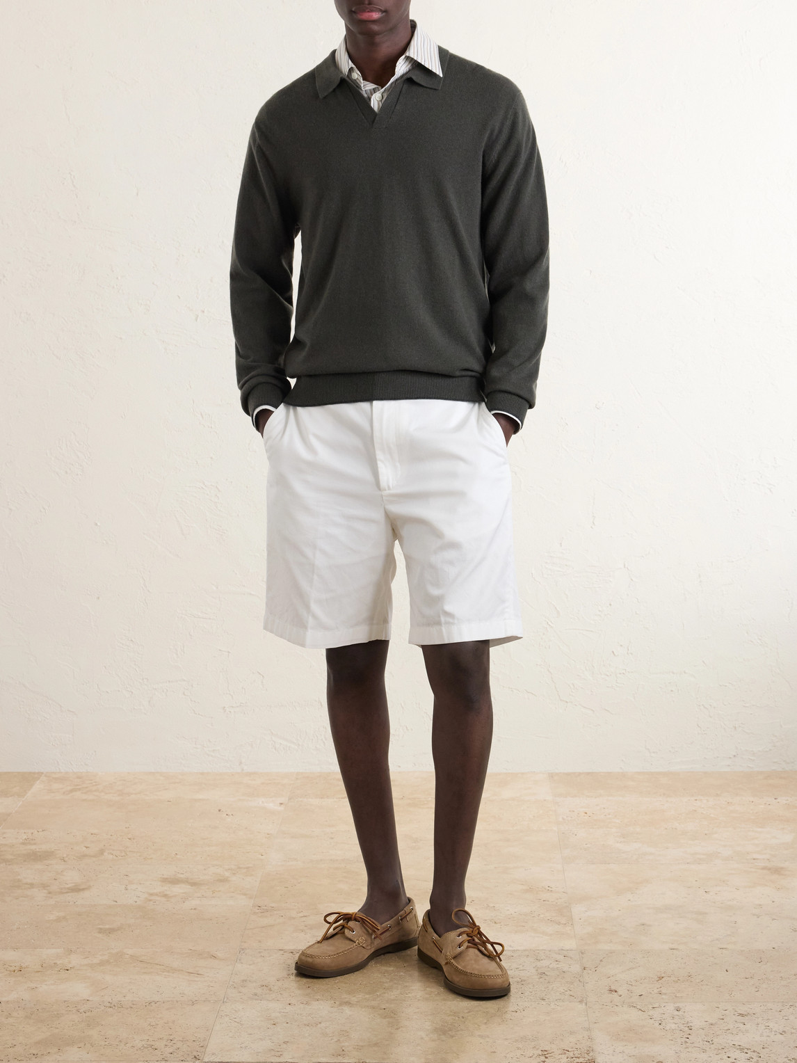 Sloane Organic Cashmere Polo Shirt