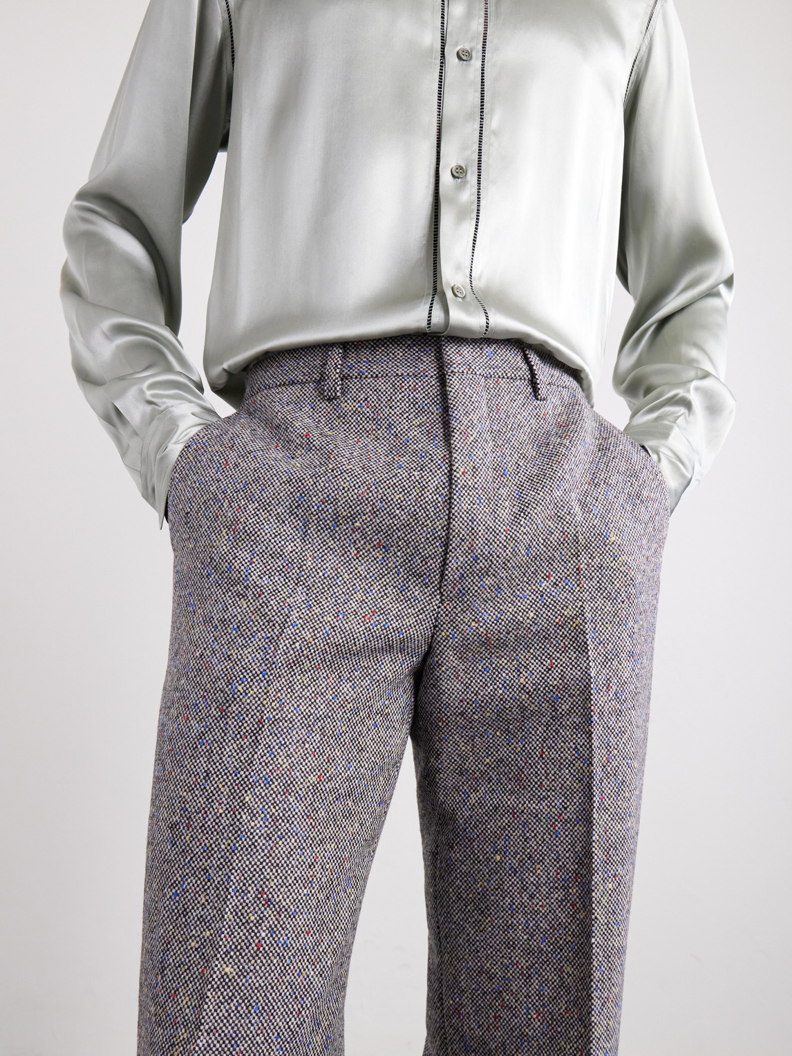 Panvel Straight-Leg Wool-Twill Trousers