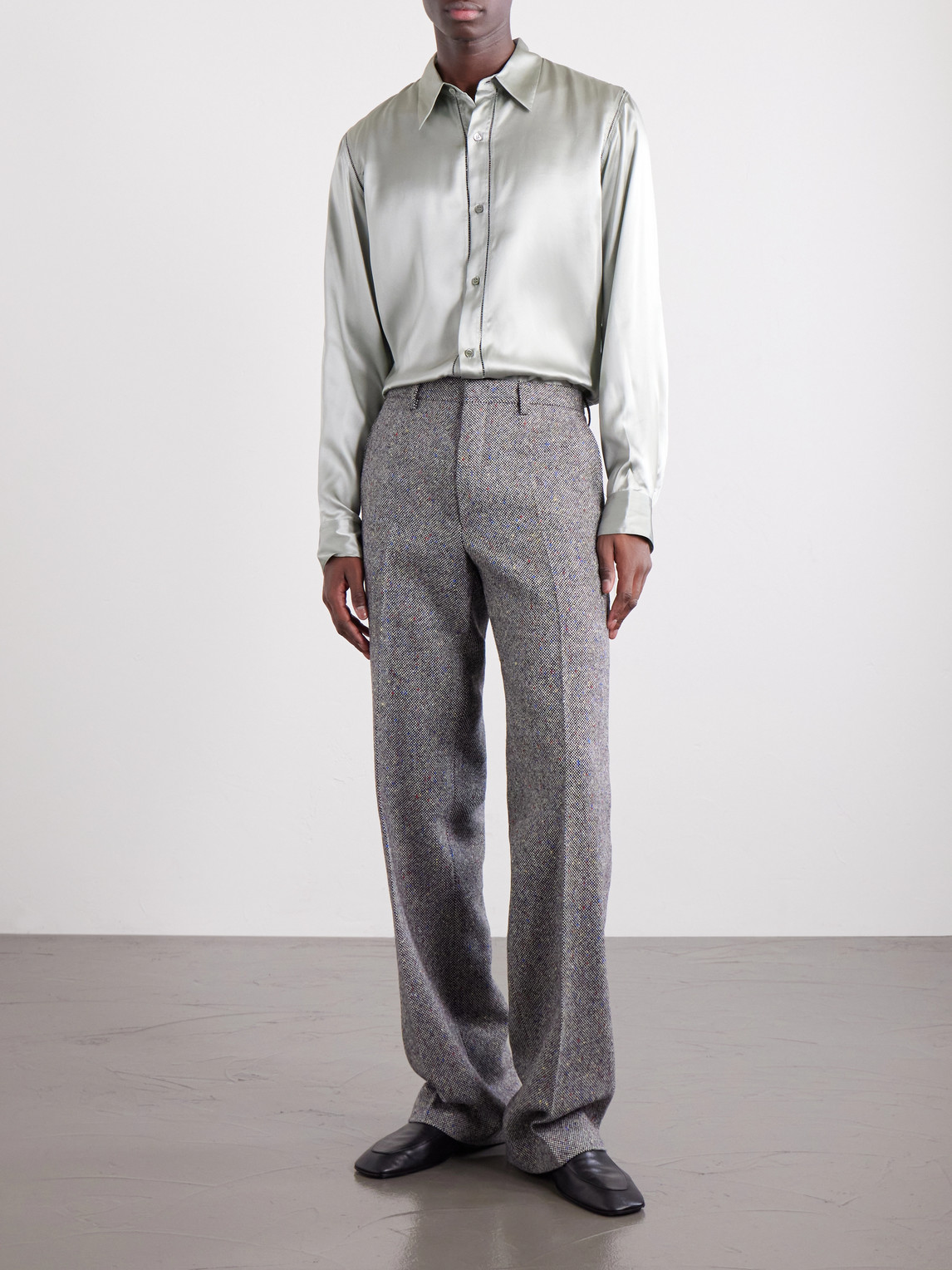 Panvel Straight-Leg Wool-Twill Trousers