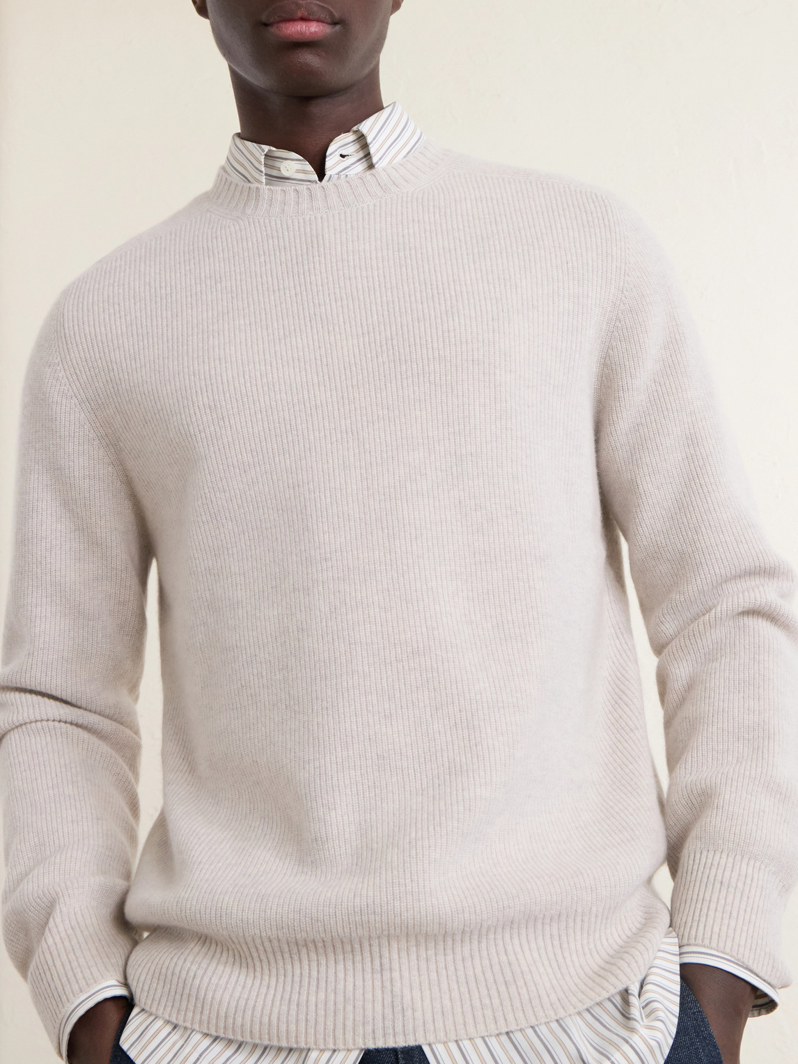 English Rib Cashmere Sweater
