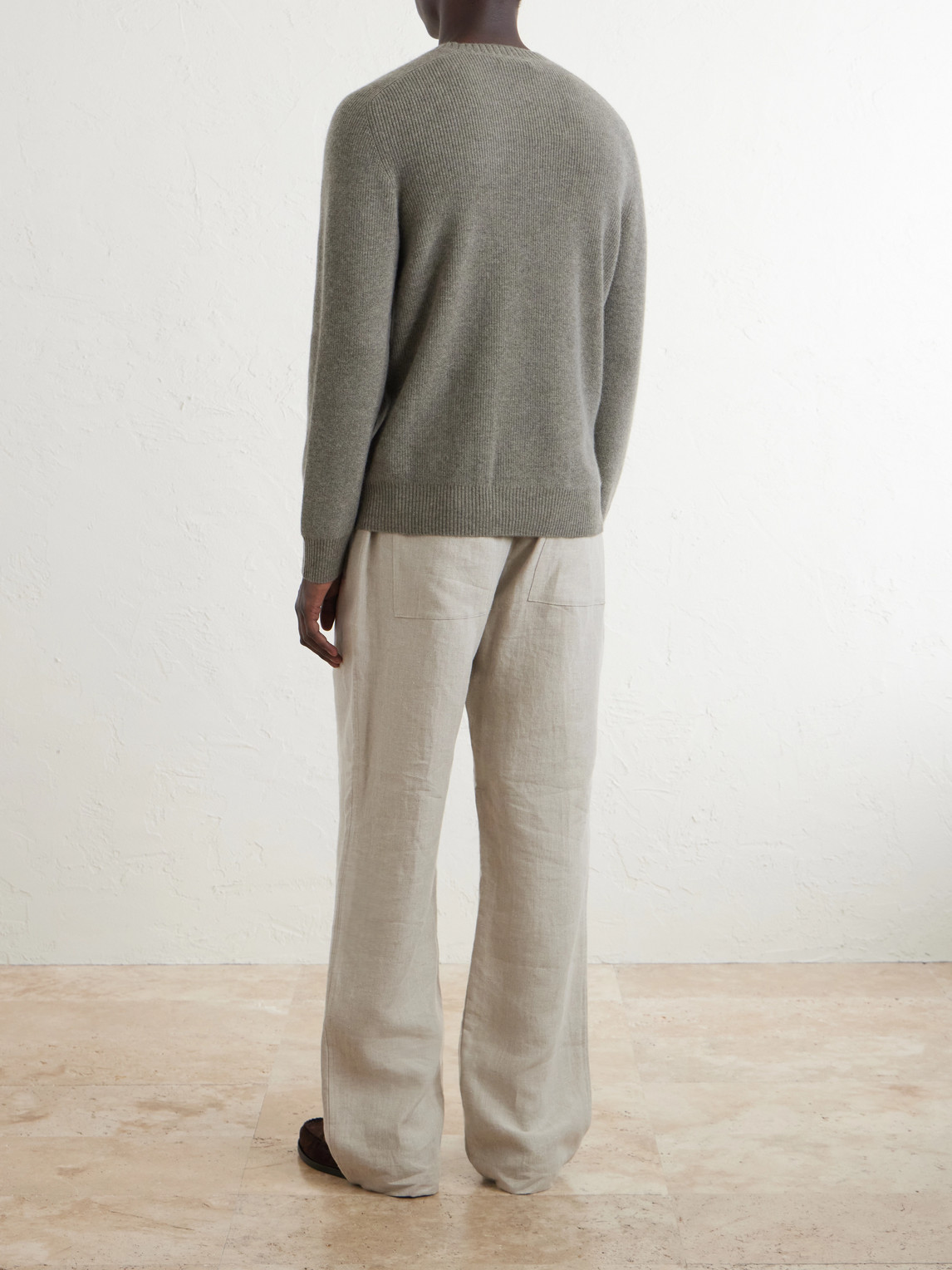  N.peal - Oxford Cashmere Sweater - Men - Brown - S 