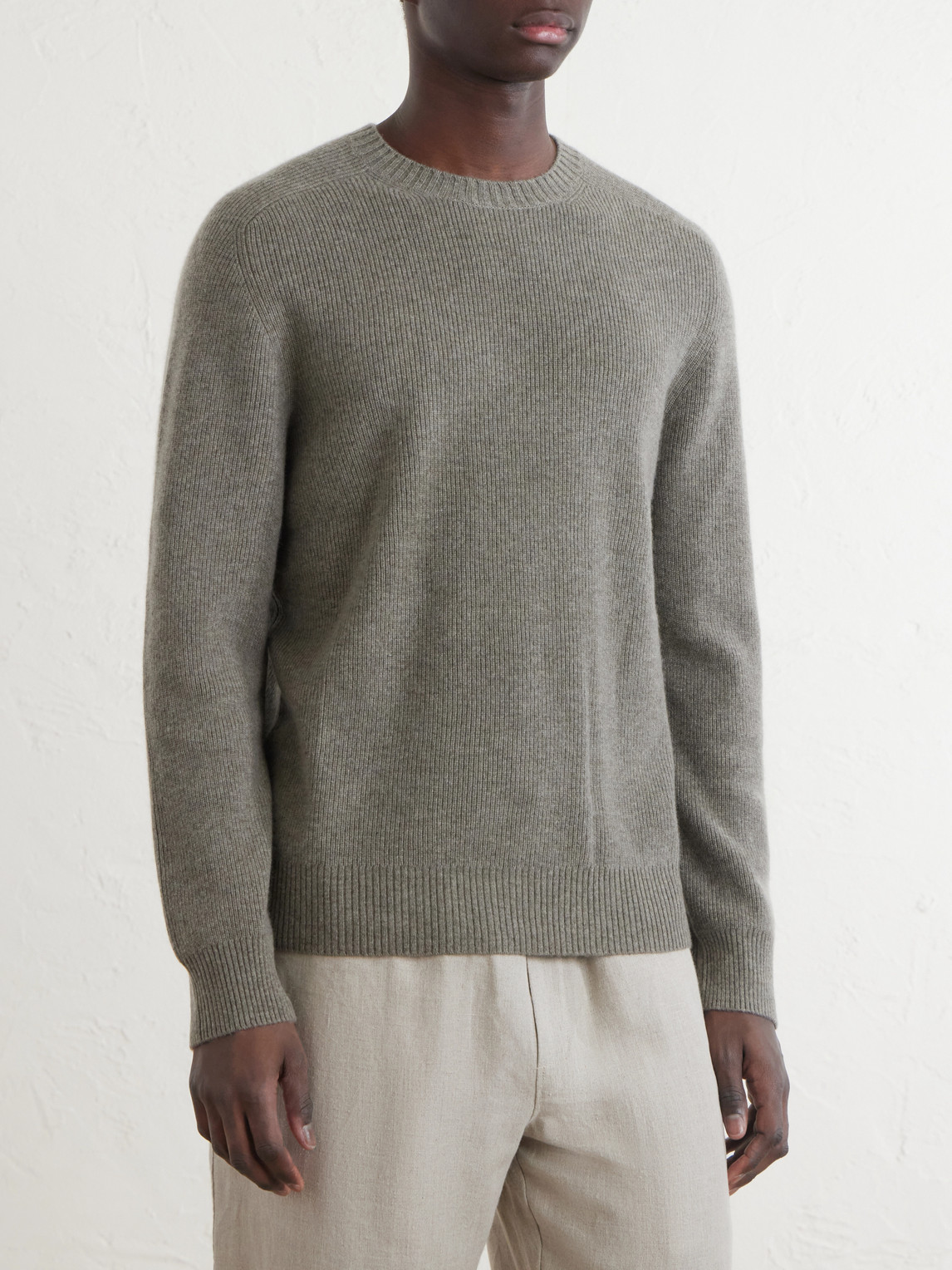  N.peal - Oxford Cashmere Sweater - Men - Brown - S 