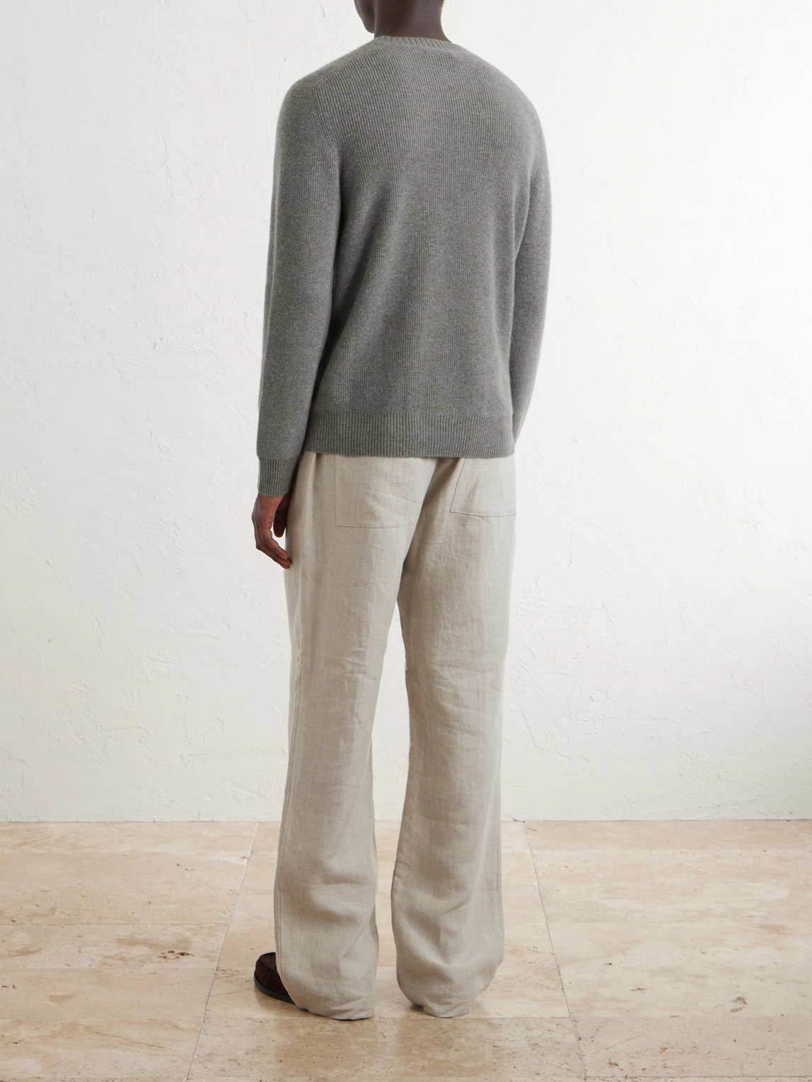 Raglan Organic Cashmere Knitwear Sweatshirt