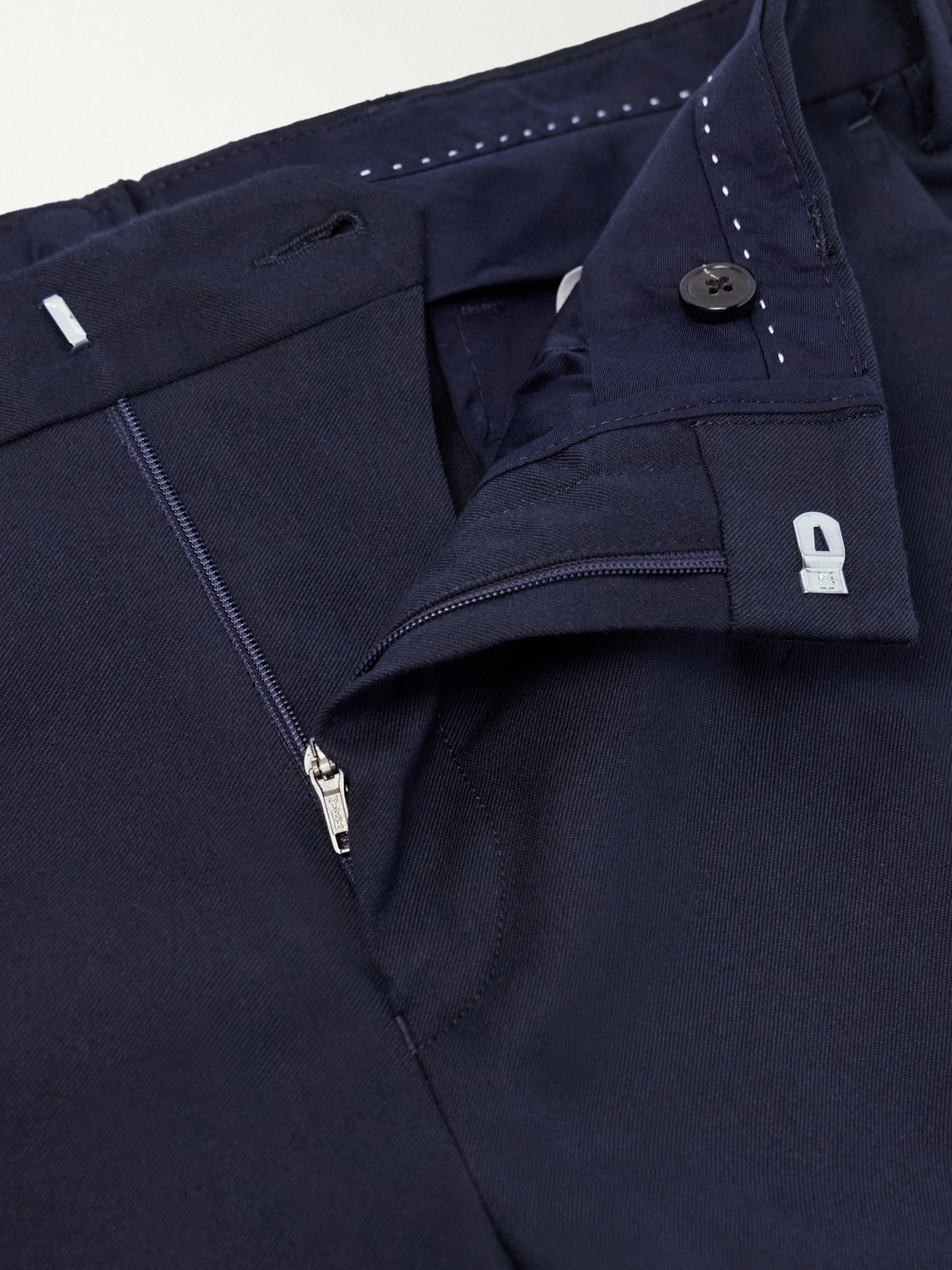 Philip Straight-Leg Cotton And Wool