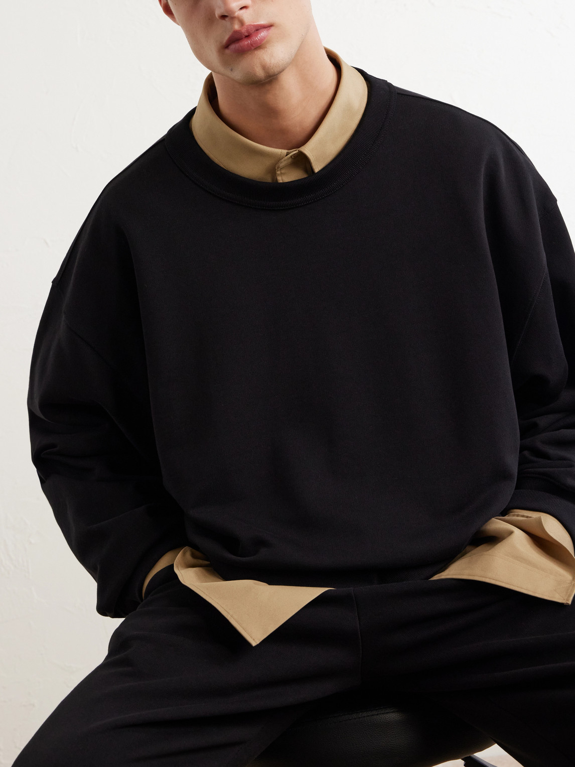 Hax Oversized Cotton Sweatshirt
