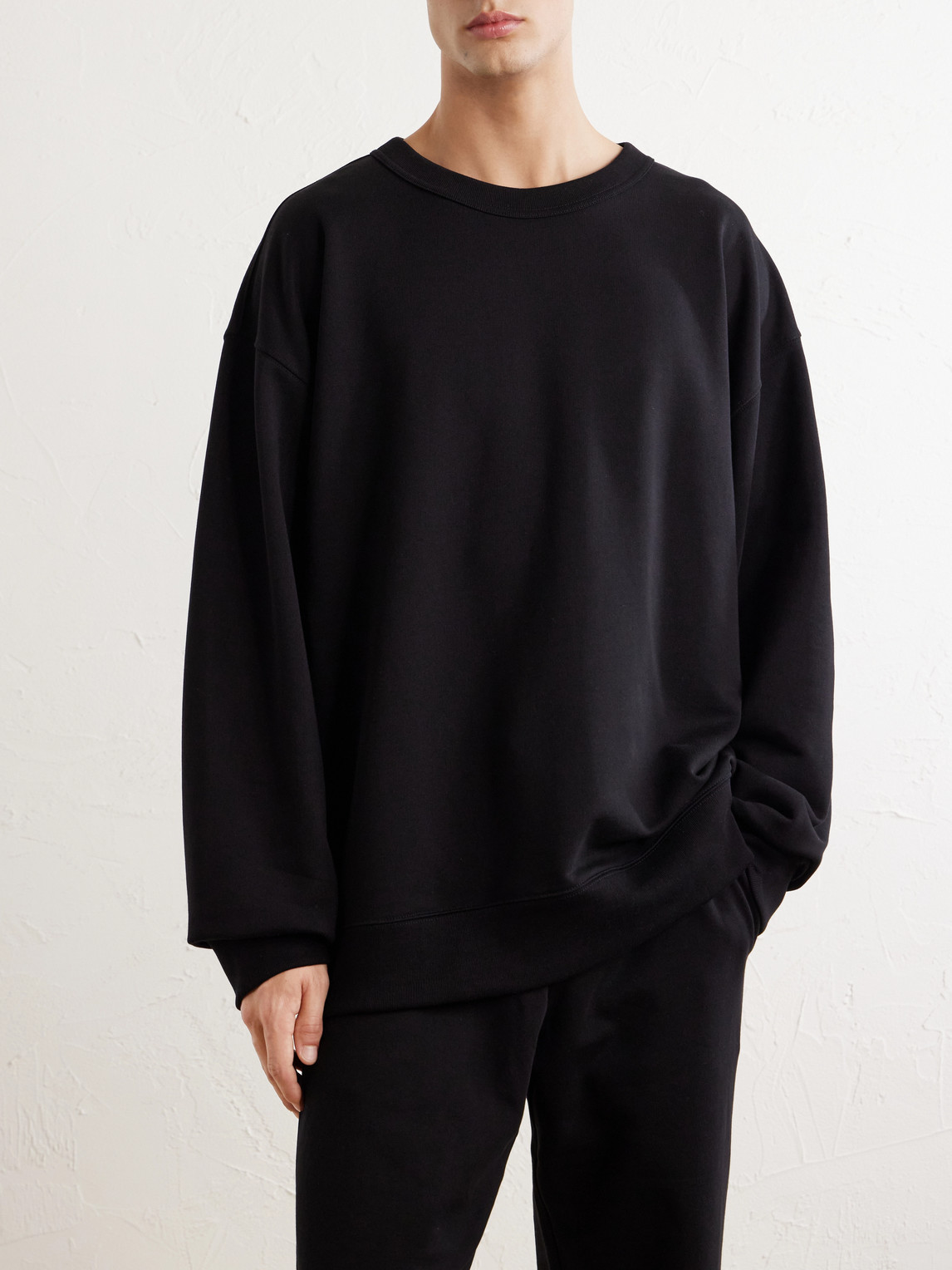 Hax Oversized Cotton Sweatshirt