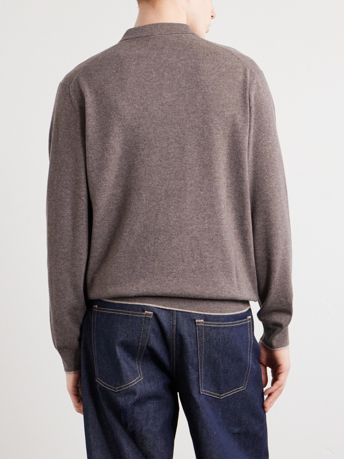 Sloane Organic Cashmere Polo Shirt