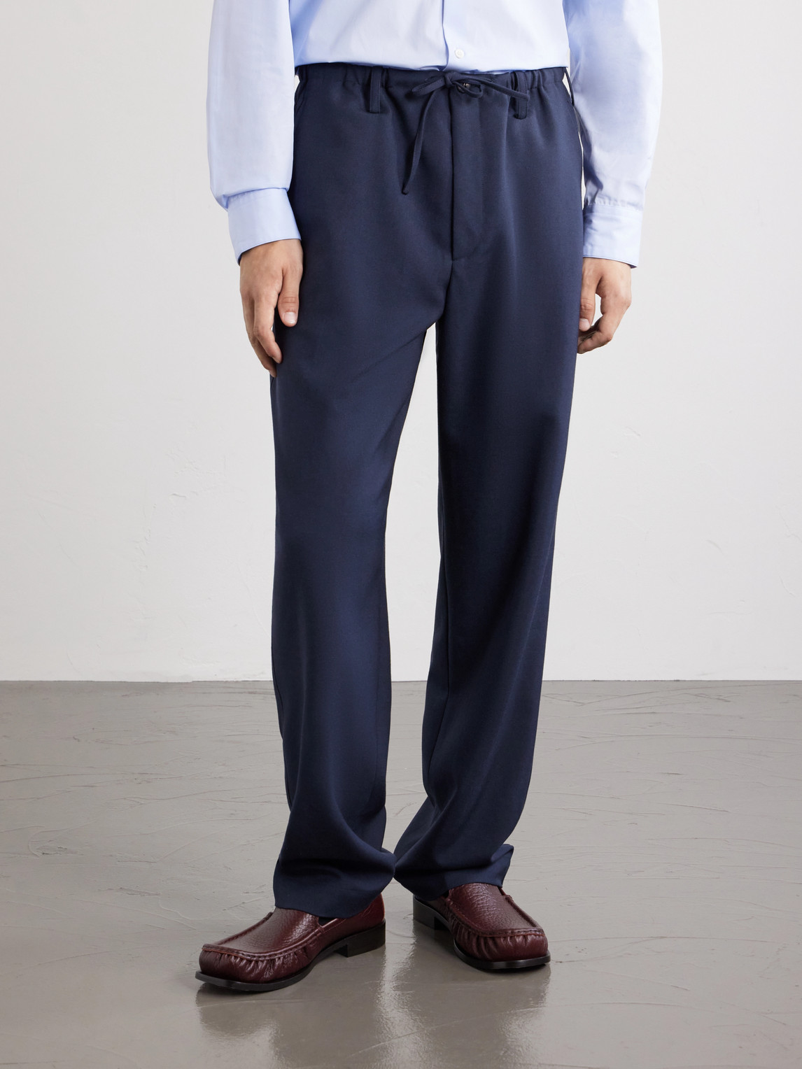 Penny Straight-Leg Wool Trousers