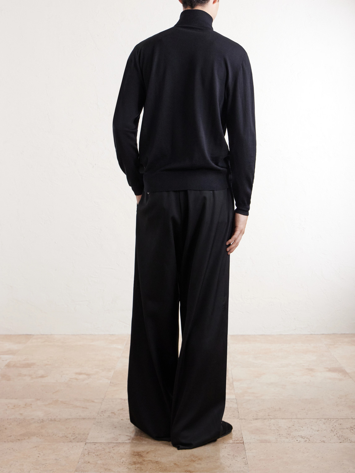 Merino Wool Rollneck Sweater