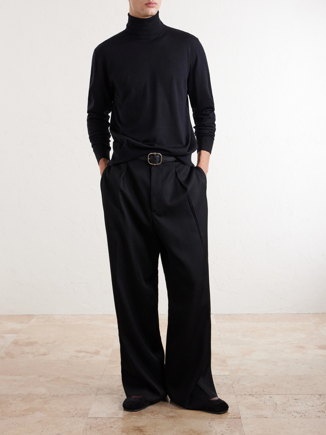 Merino Wool Rollneck Sweater