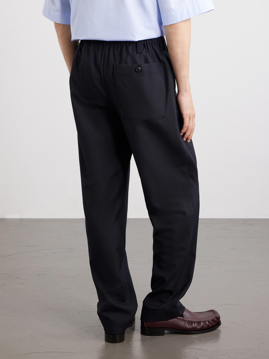Penny Straight-Leg Wool Trousers