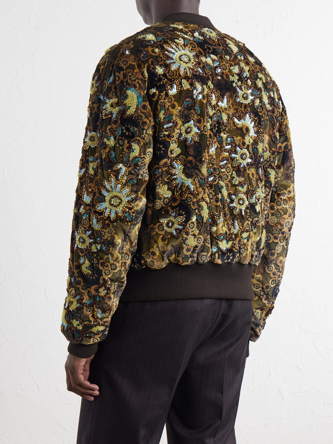 Velvet Bomber Jacket