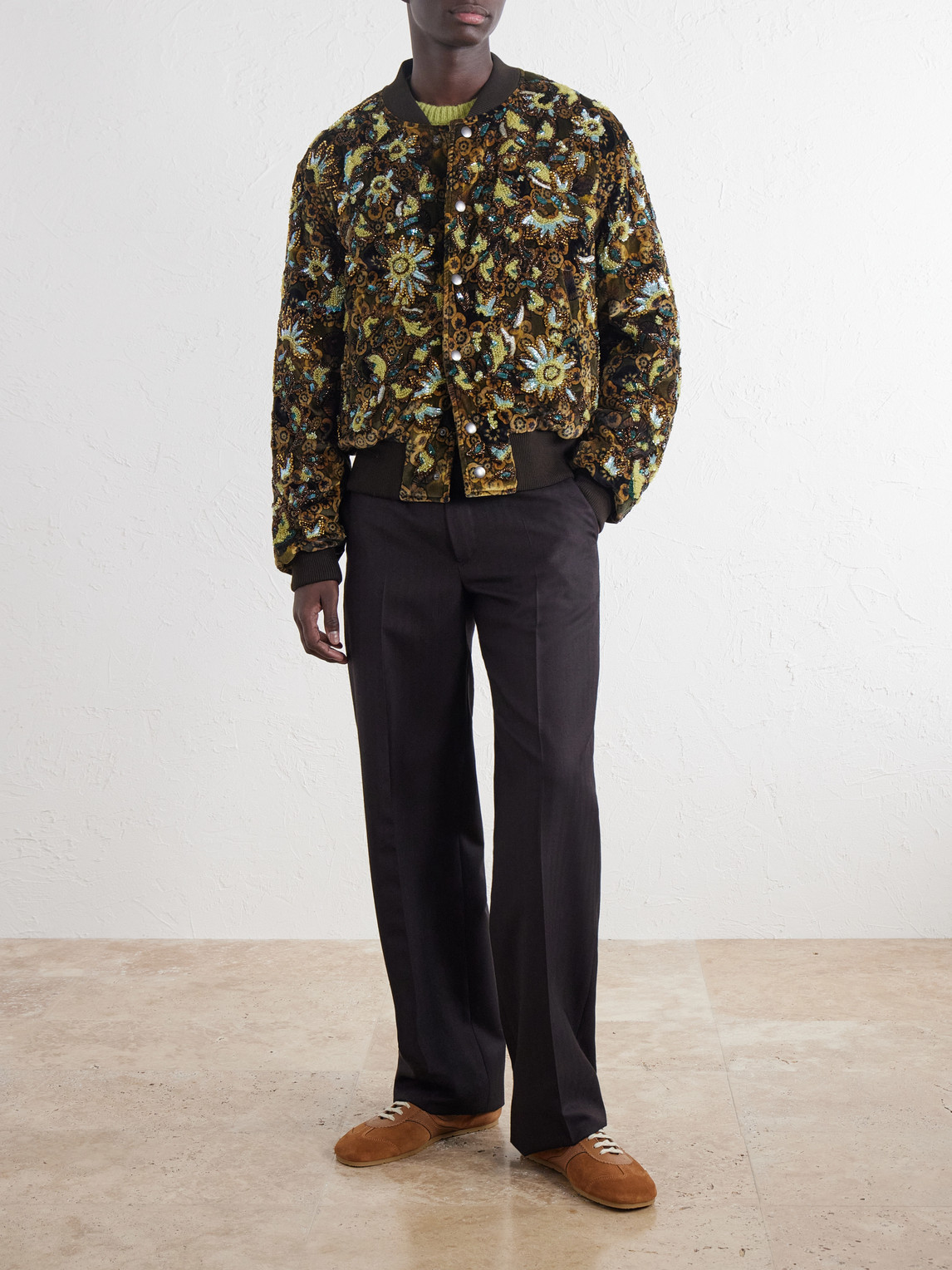 Velvet Bomber Jacket