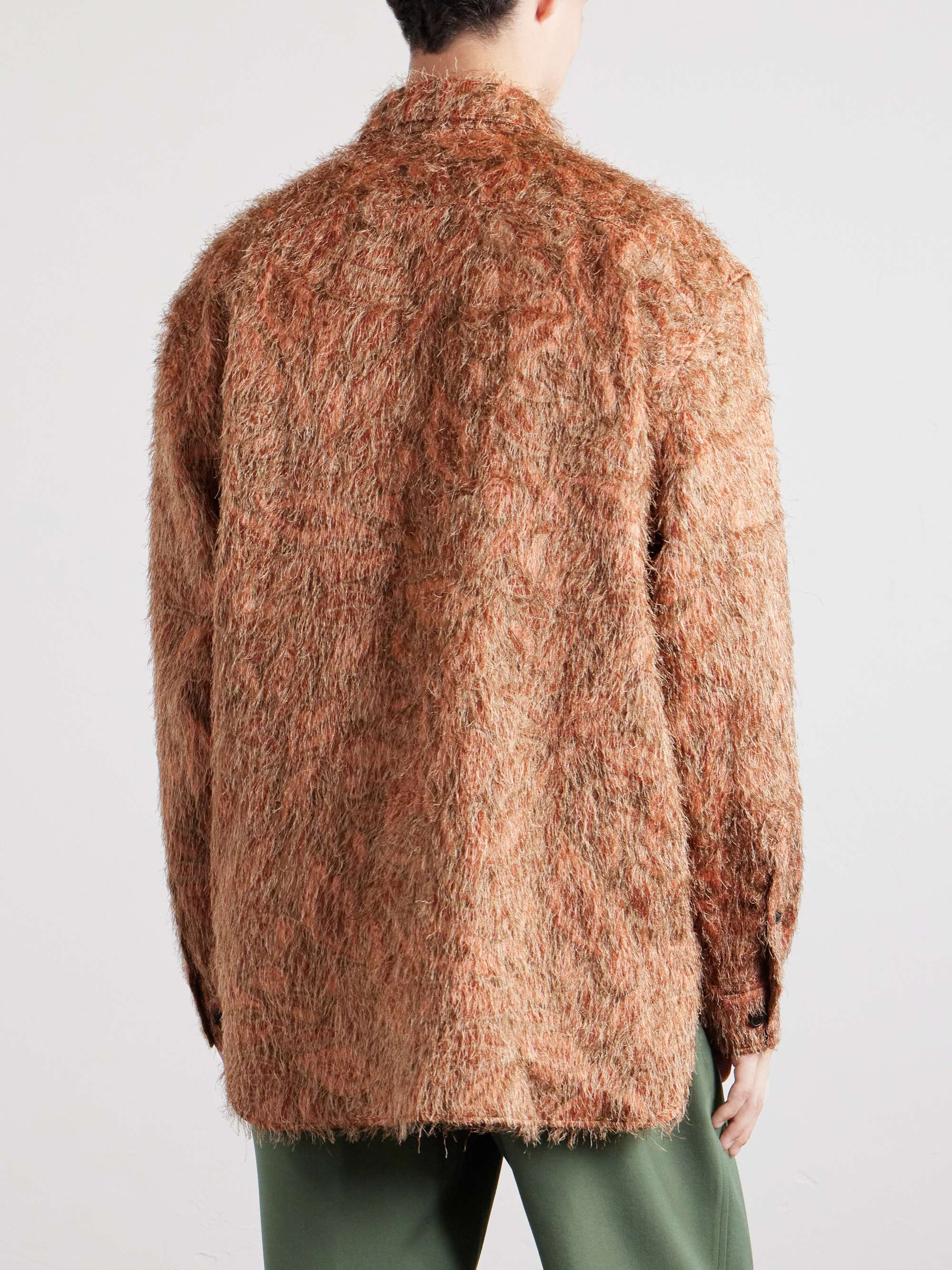 DRIES VAN NOTEN Cromo Fil Coupé Jacquard Overshirt for Men | MR PORTER